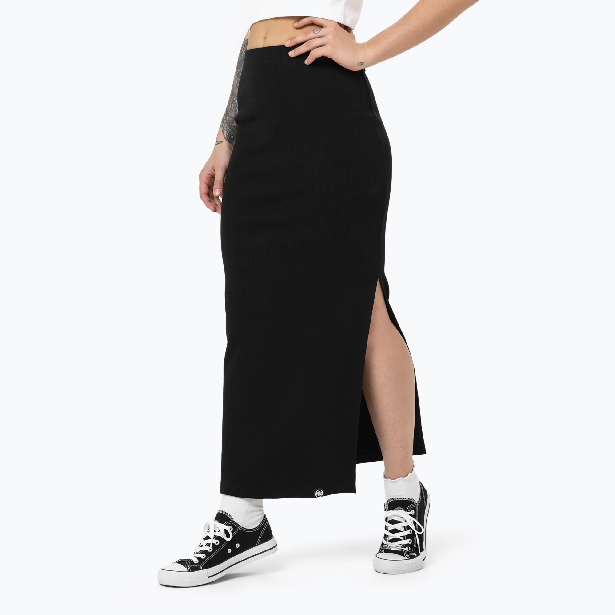 Pitbull midi skirt black (M)