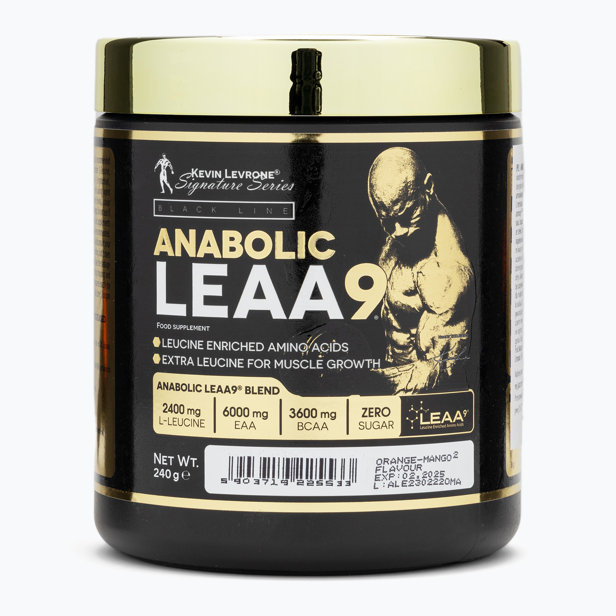 Amino acids Fitness Authority Levrone Anabolic 240 g orange/mango