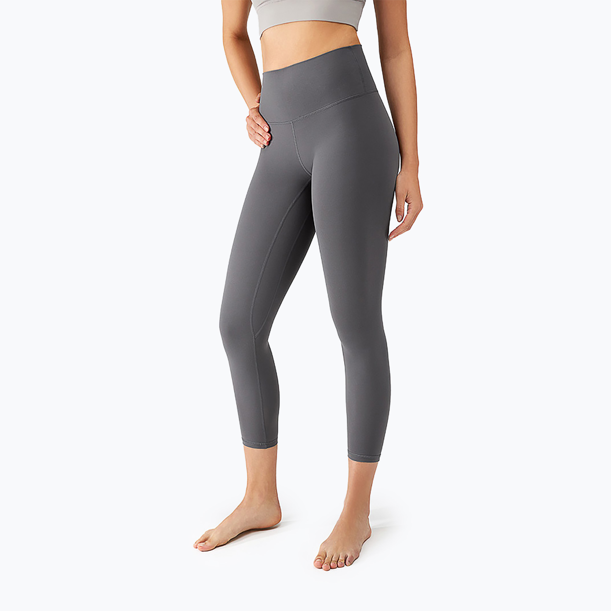 Women's yoga leggings JOYINME 7/8 Unity, ease dark grey 801129