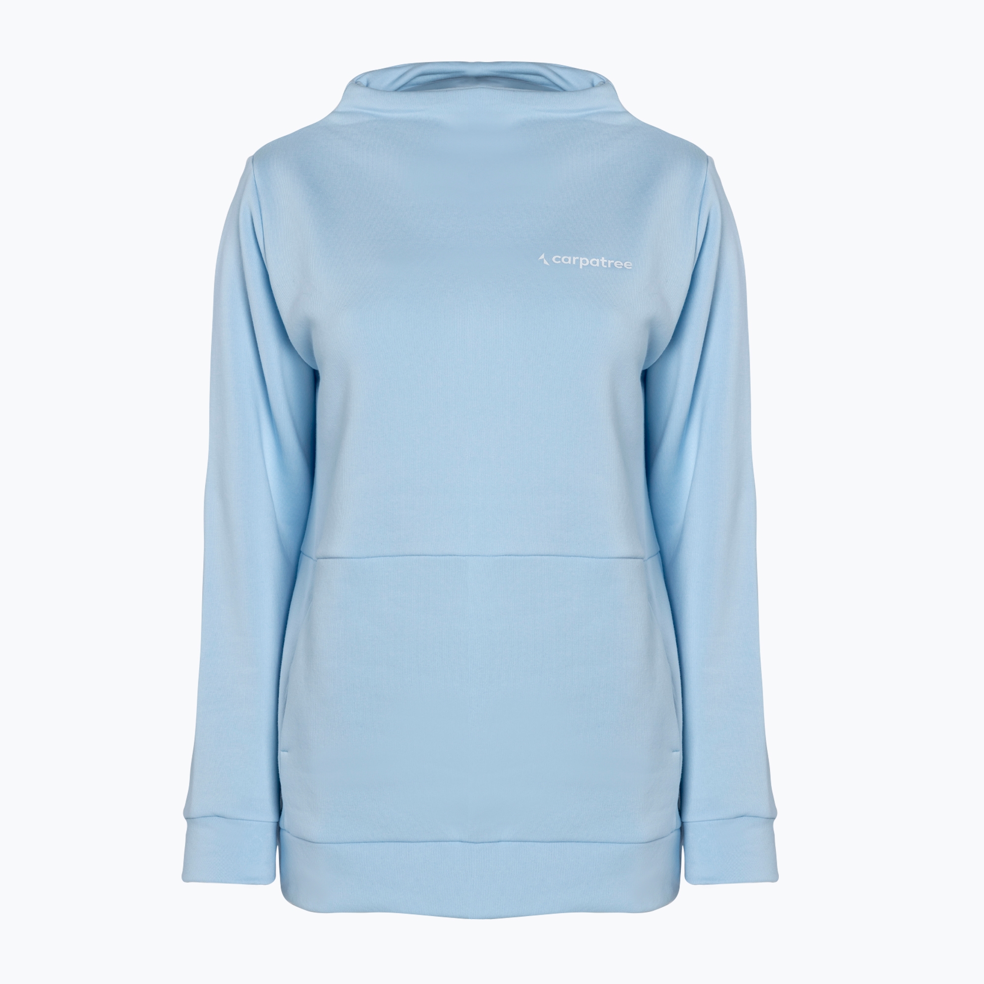 Women's Carpatree Funnel Neck Sweatshirt Blue CPW-FUS-1043-TU (S)