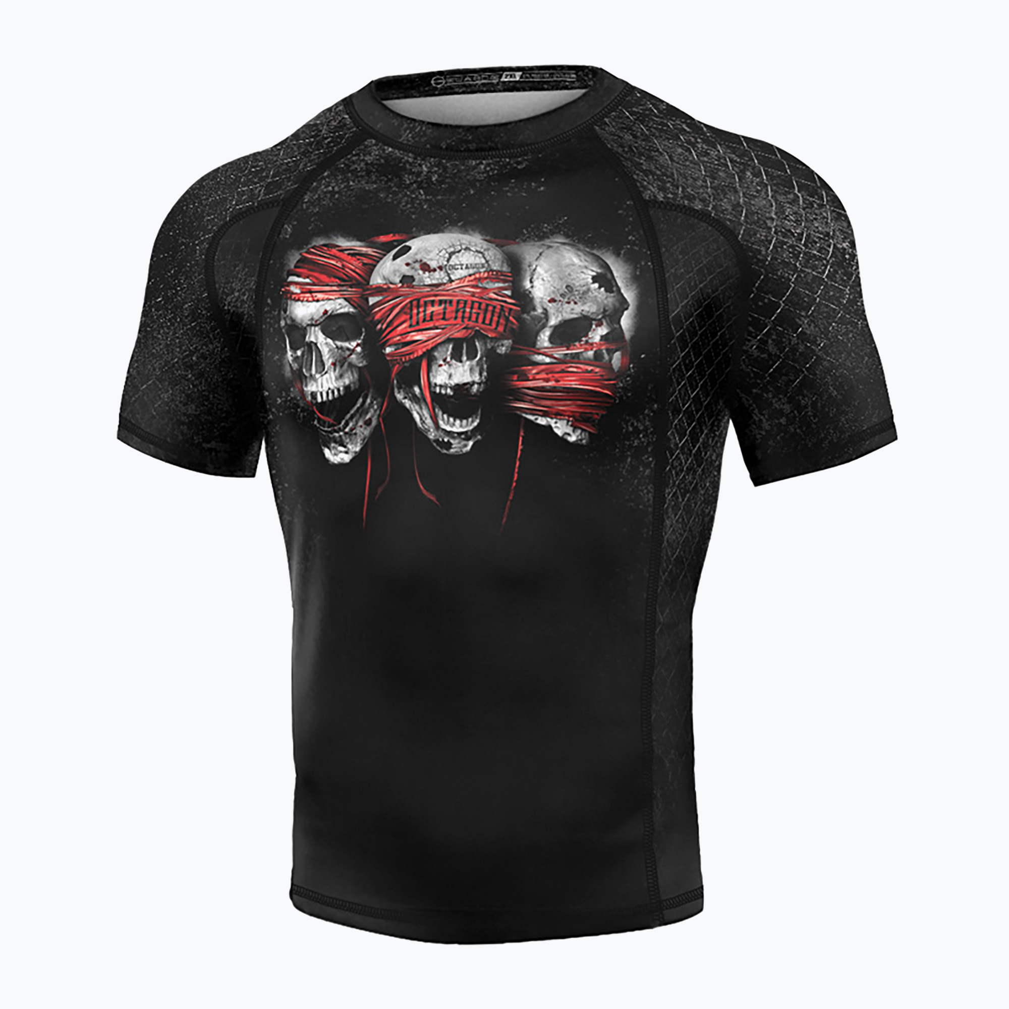 Men's Octagon Premium The Rules black/multicolour Rashguard