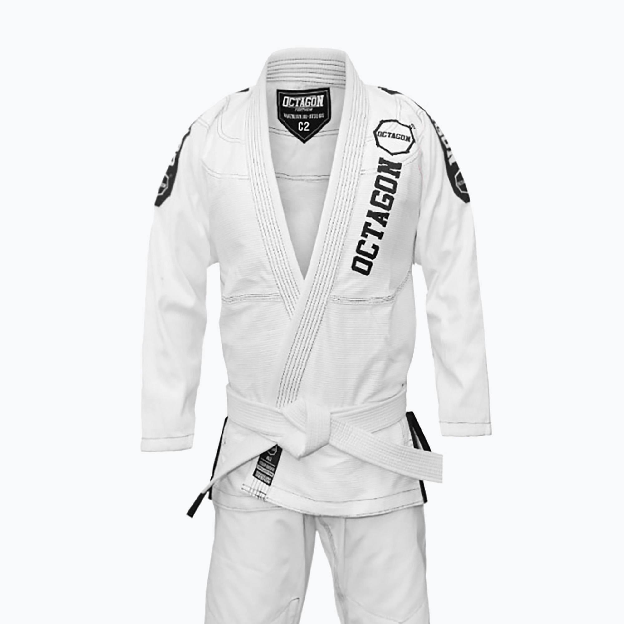 Men's GI for Brazilian jiu-jitsu Octagon Caption white (A1)
