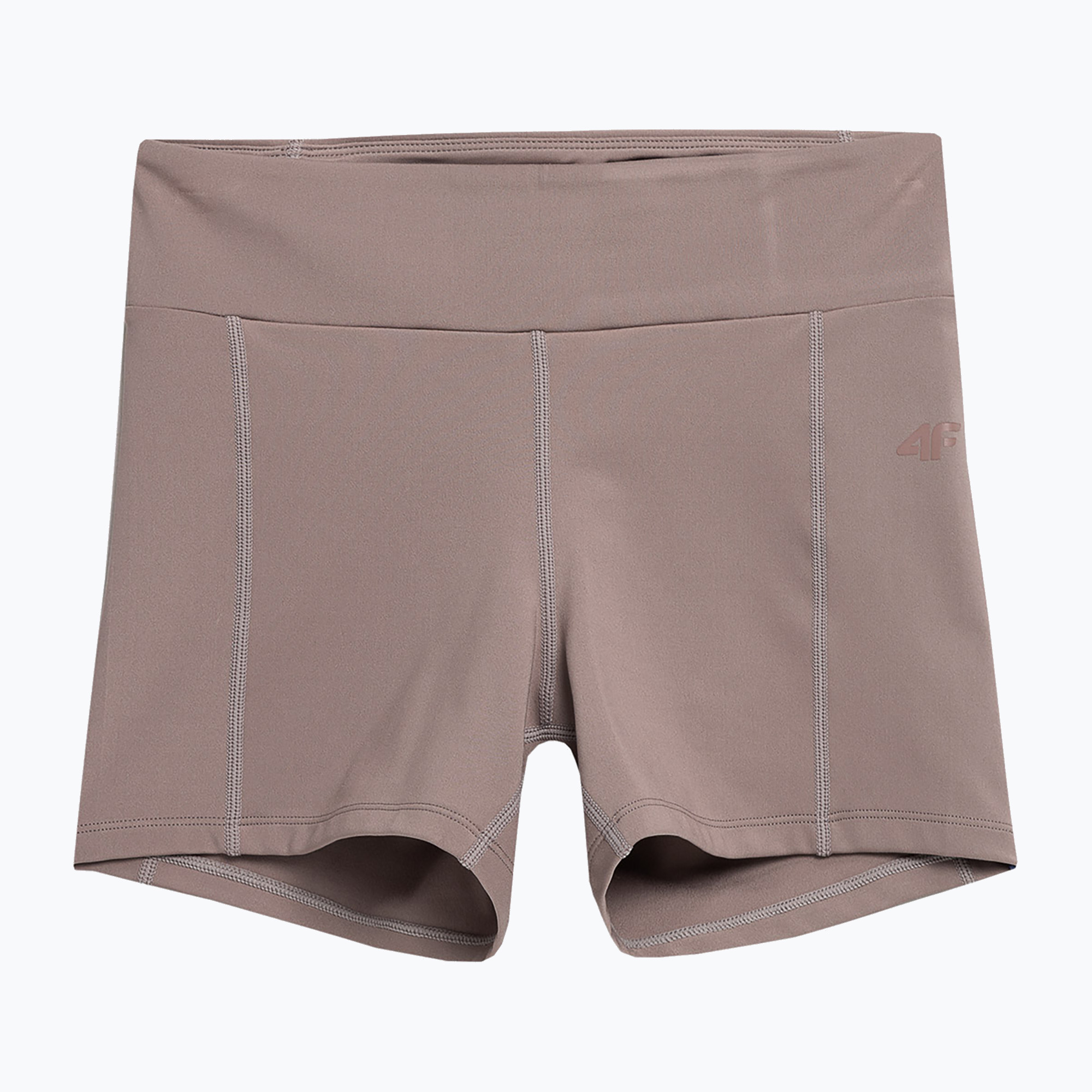Women's yoga shorts 4F brown 4FSS23TFSHF138-82S (M)