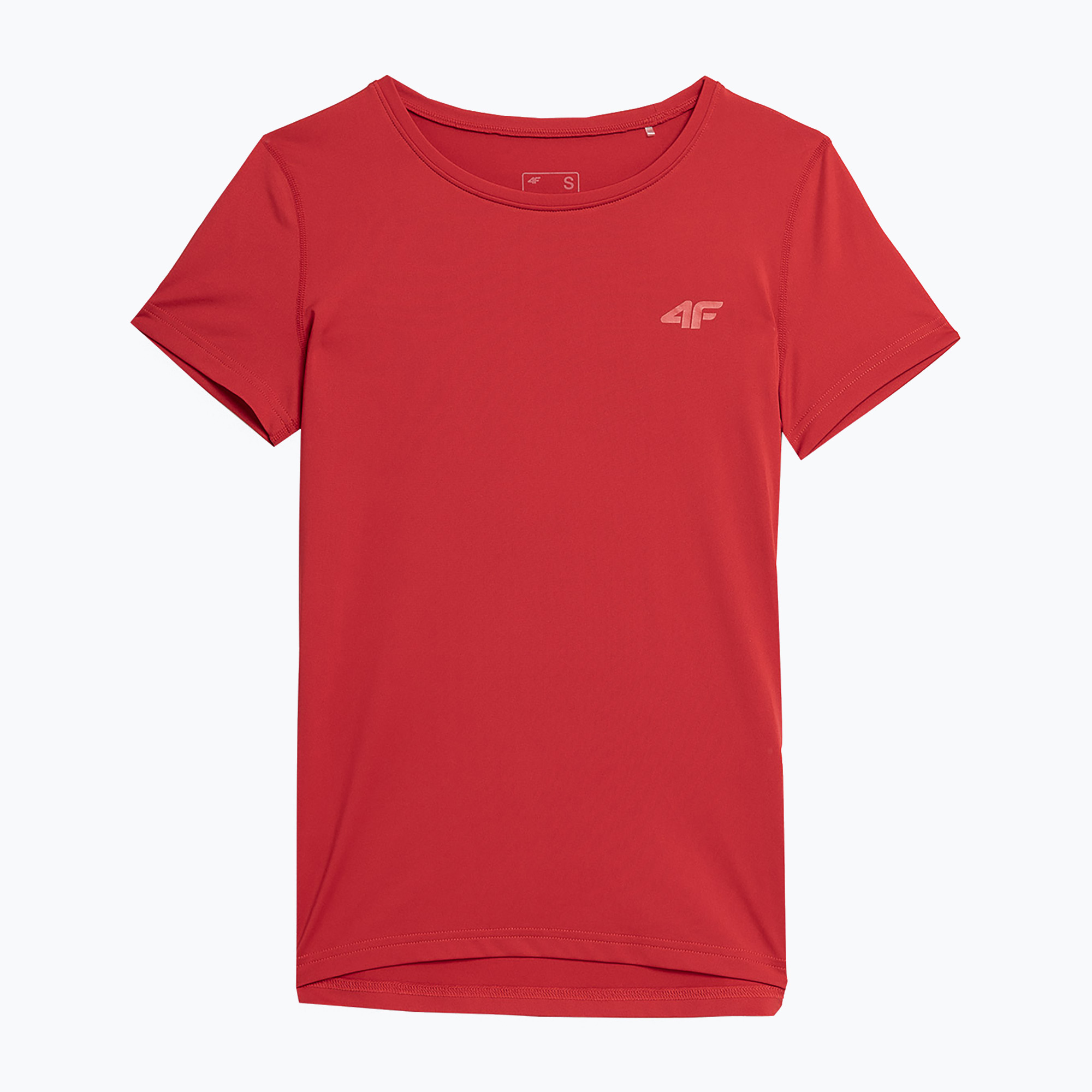 Women's training t-shirt 4F red 4FSS23TFTSF261-62S (XS)