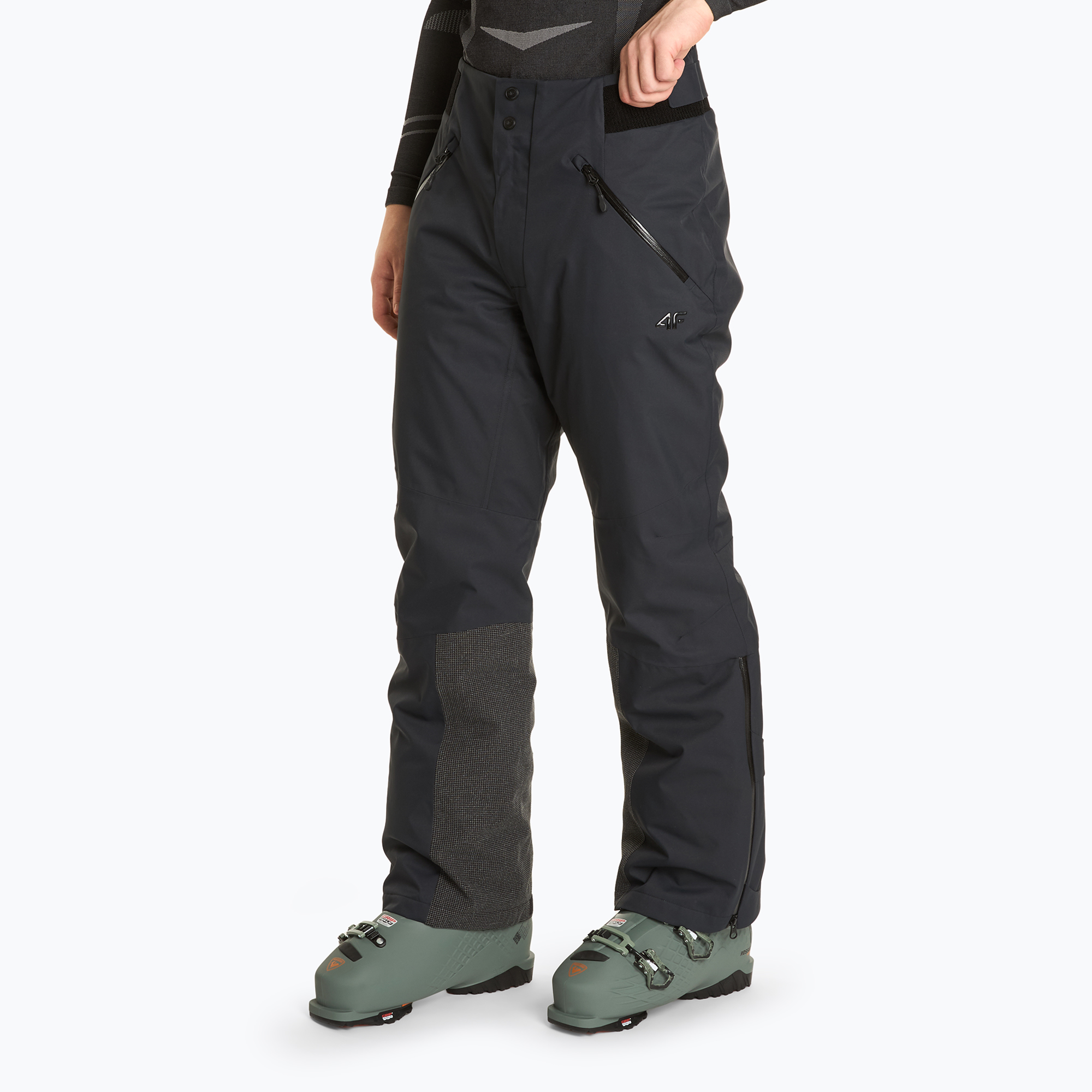 Men's ski trousers 4F M343 black (L)