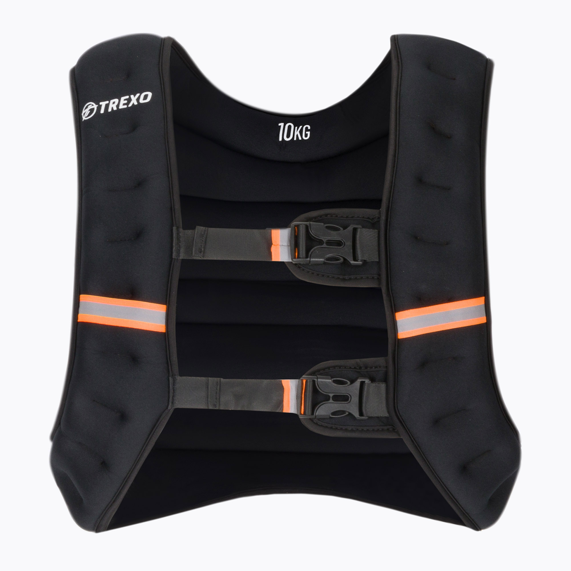 TREXO 10 kg weight training waistcoat black WV-10 (10 kg)