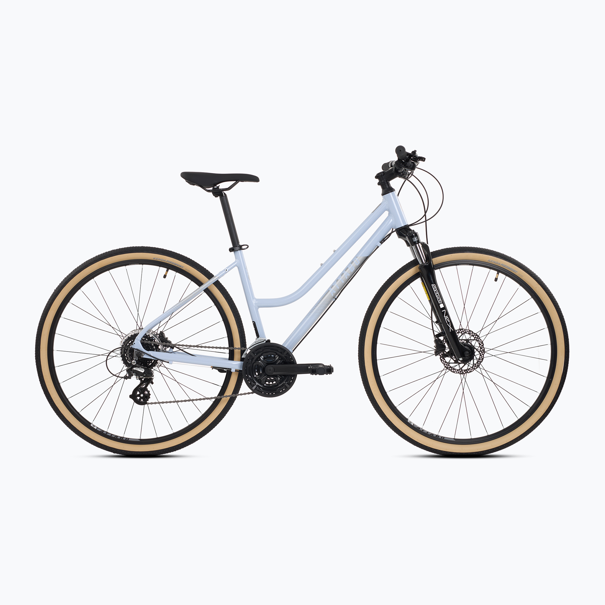 Women's cross bike ATTABO SANO 3.0 28" white (19")