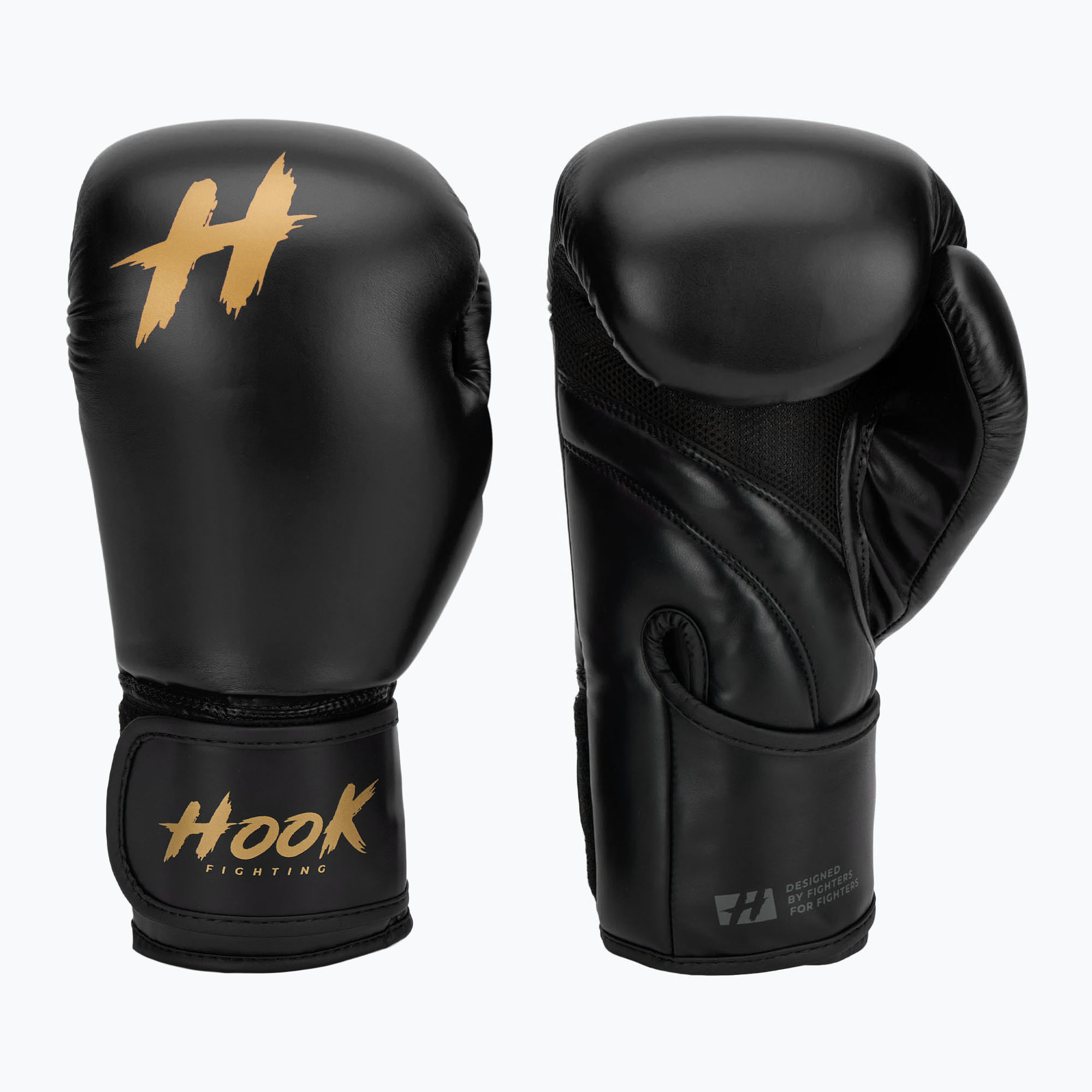 HOOK FIGHTING Ready To Train boxing gloves black (14oz)