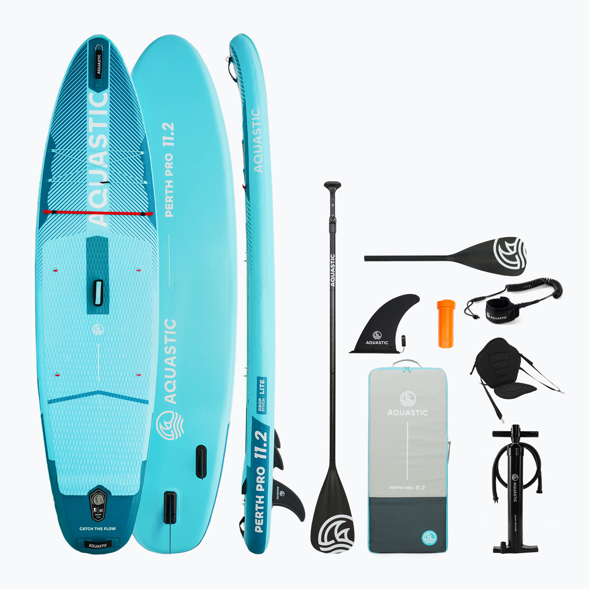 AQUASTIC SUP board Perth Pro 11'2" green (340CM)