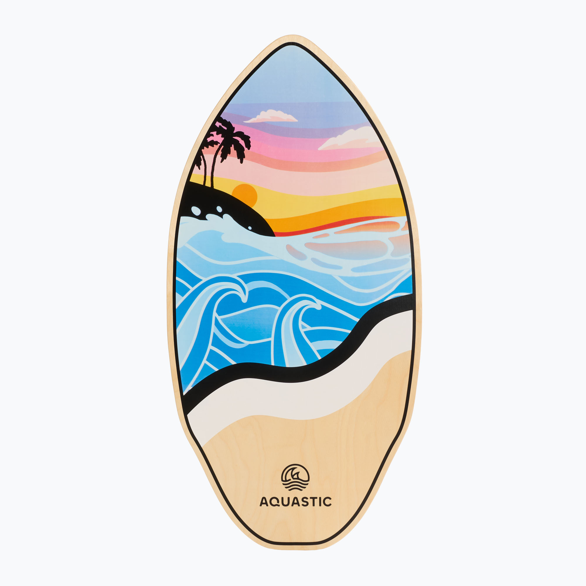 AQUASTIC Lagune skimboard 39" colour (99 x 49 cm)