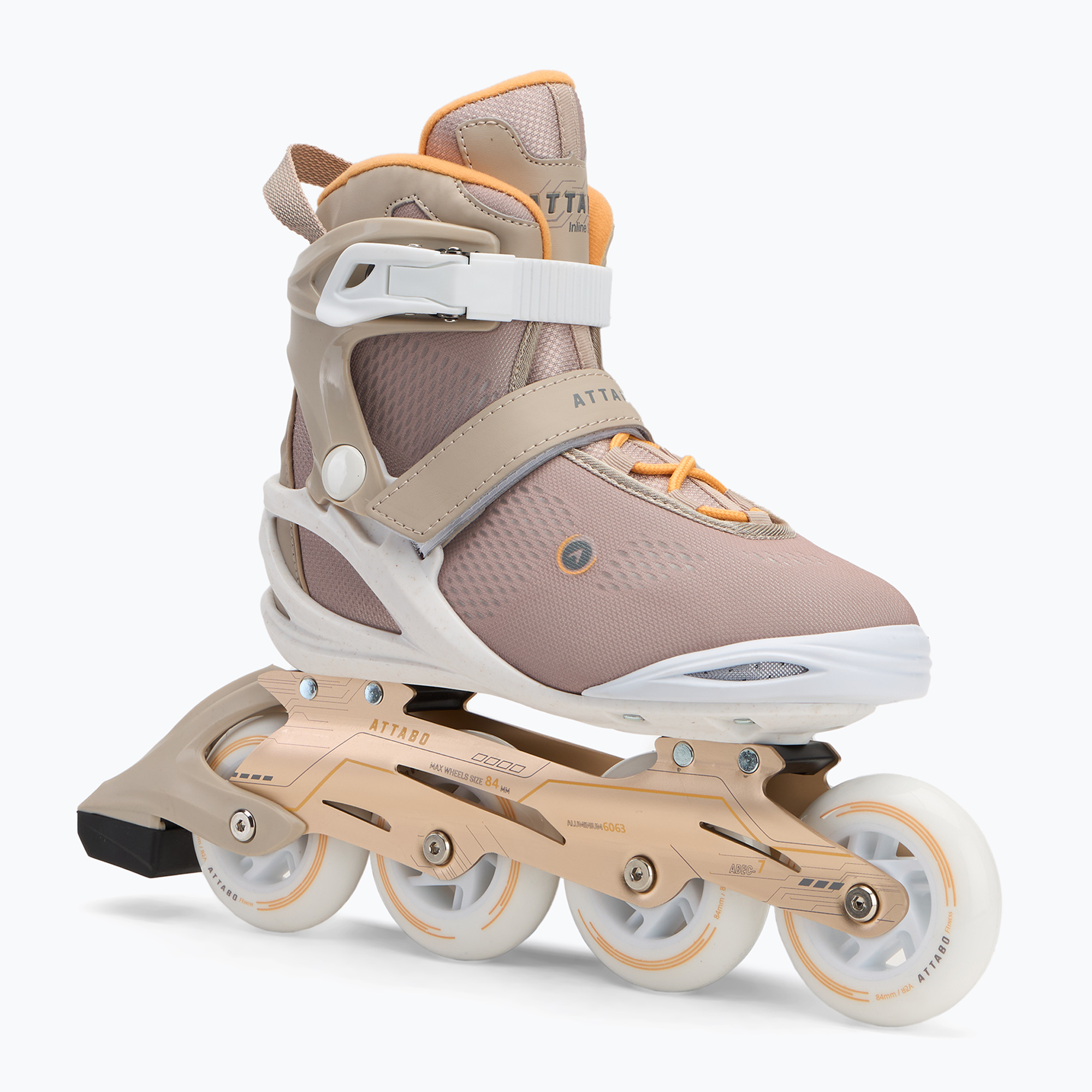 Women's ATTABO Luna fitness roller skates beige (38)