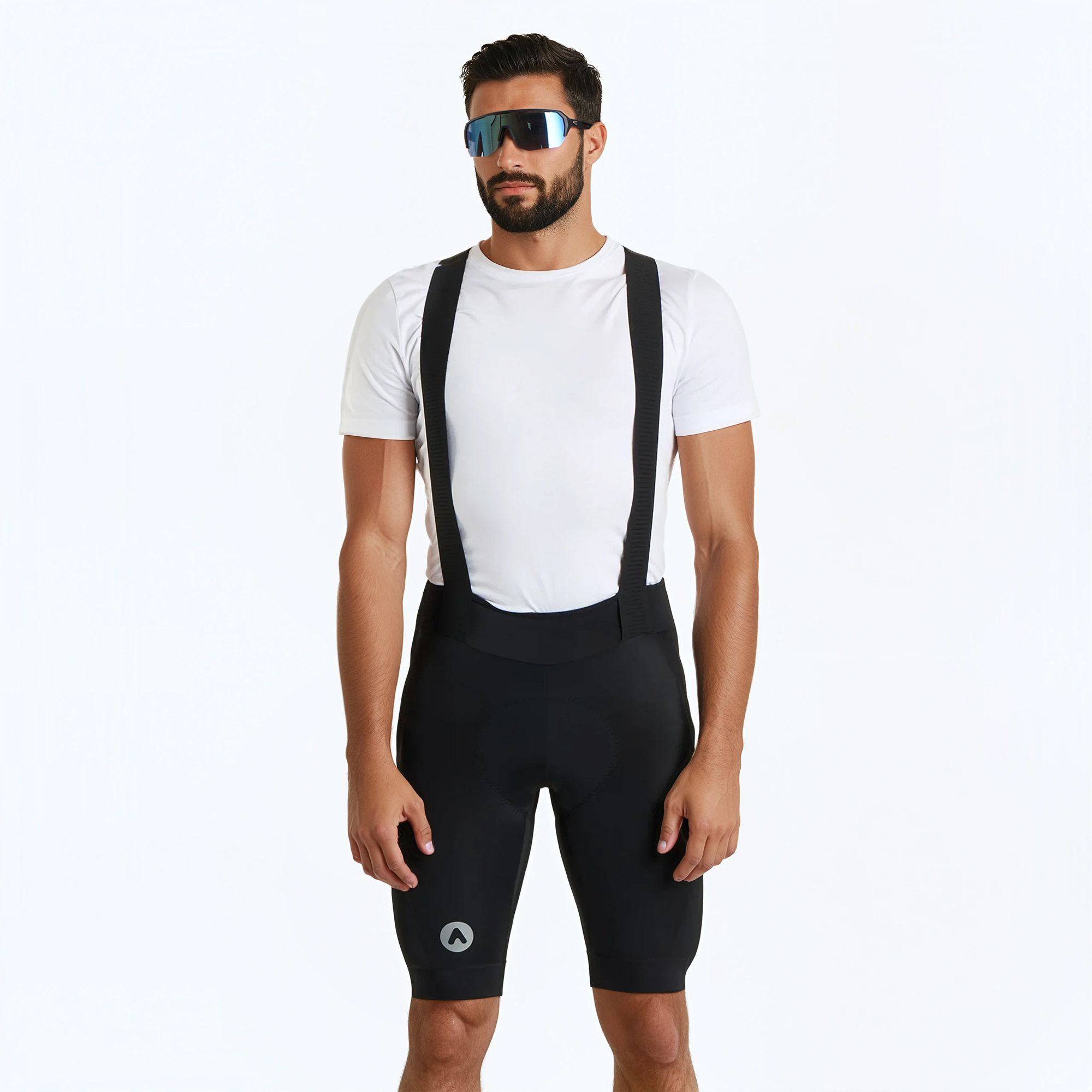Men's ATTABO Kirun Bib Shorts black (L)