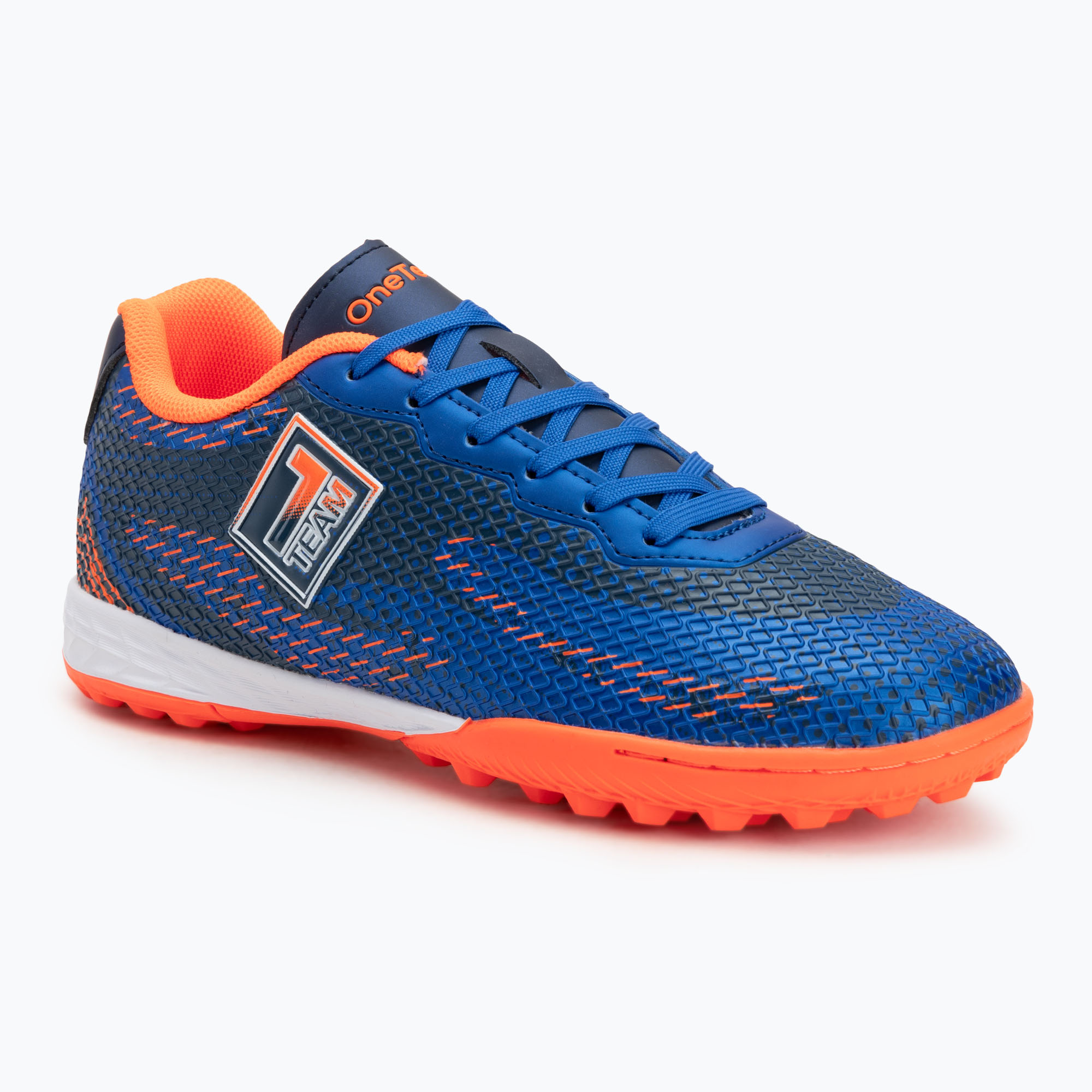 Children's football boots OneTeam Robero Teen TF navy/orange (35)