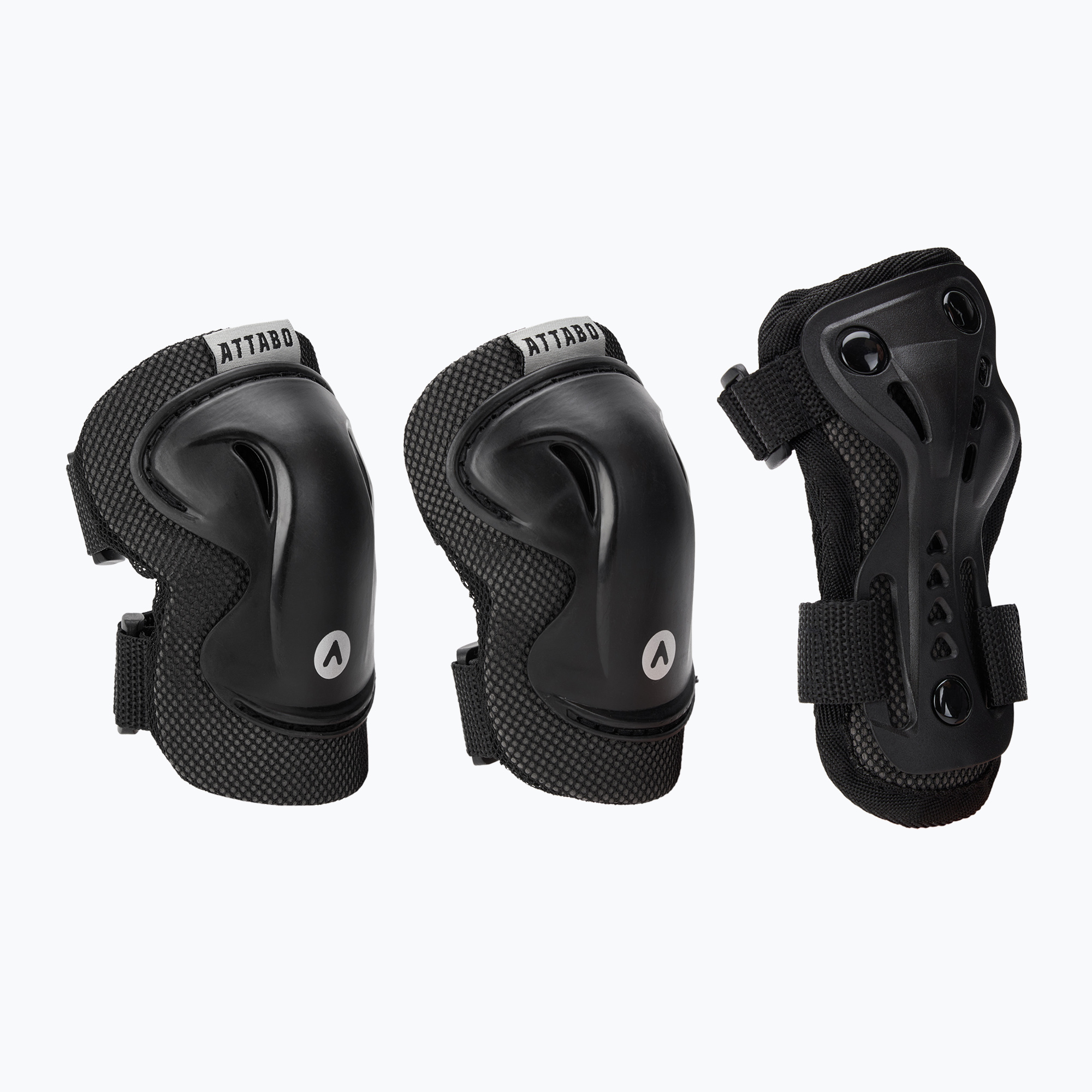 ATTABO Imp Set children's pads black (L)