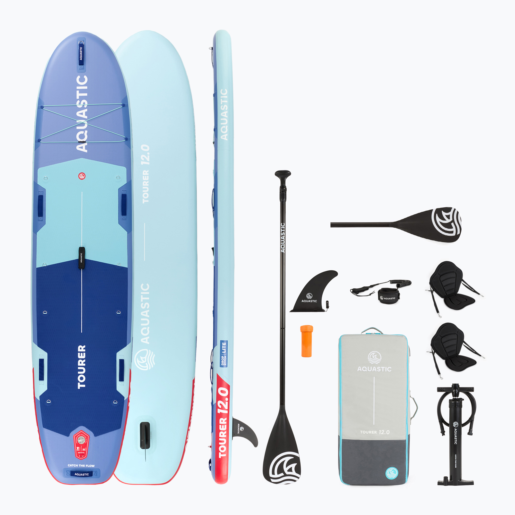 SUP AQUASTIC Tourer 12'0" board blue (365 cm)