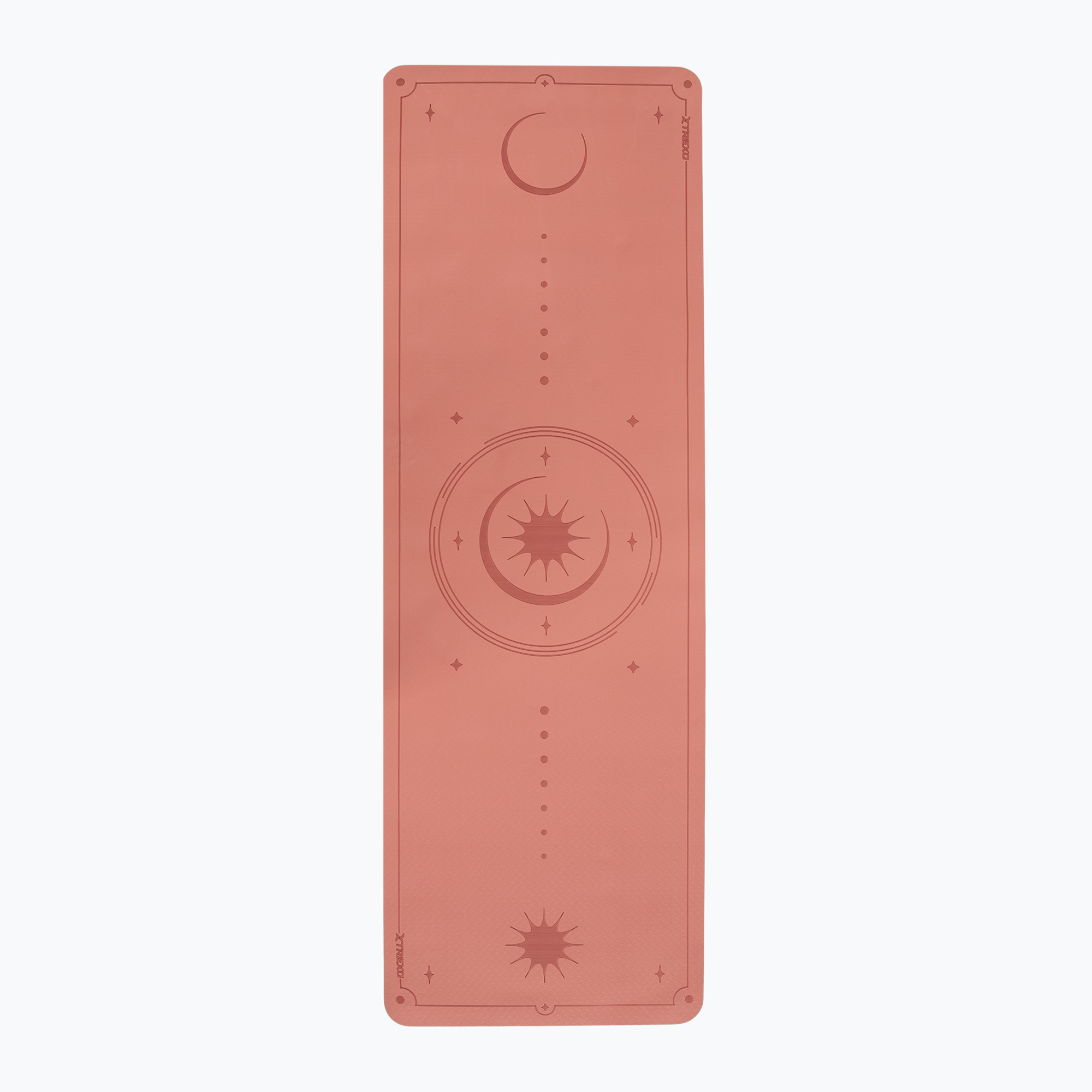 TREXO yoga mat TXO-B4Z001-RD 6 mm red