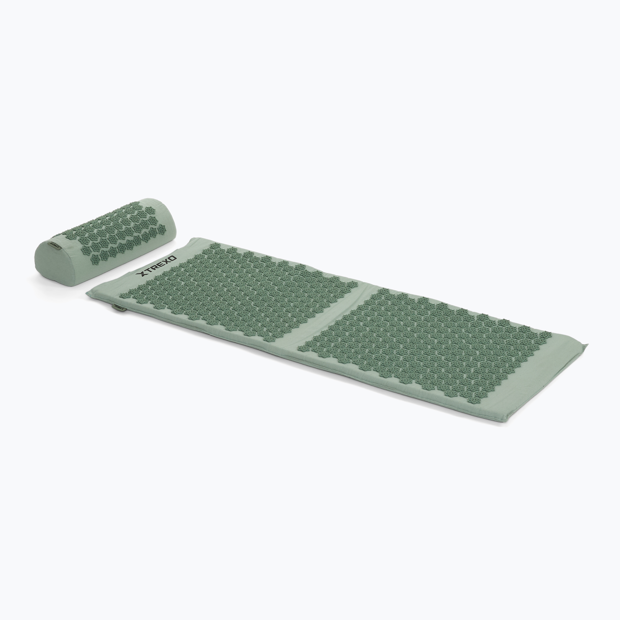 TREXO acupressure mat large with cushion TXO-B4Z005-GN green
