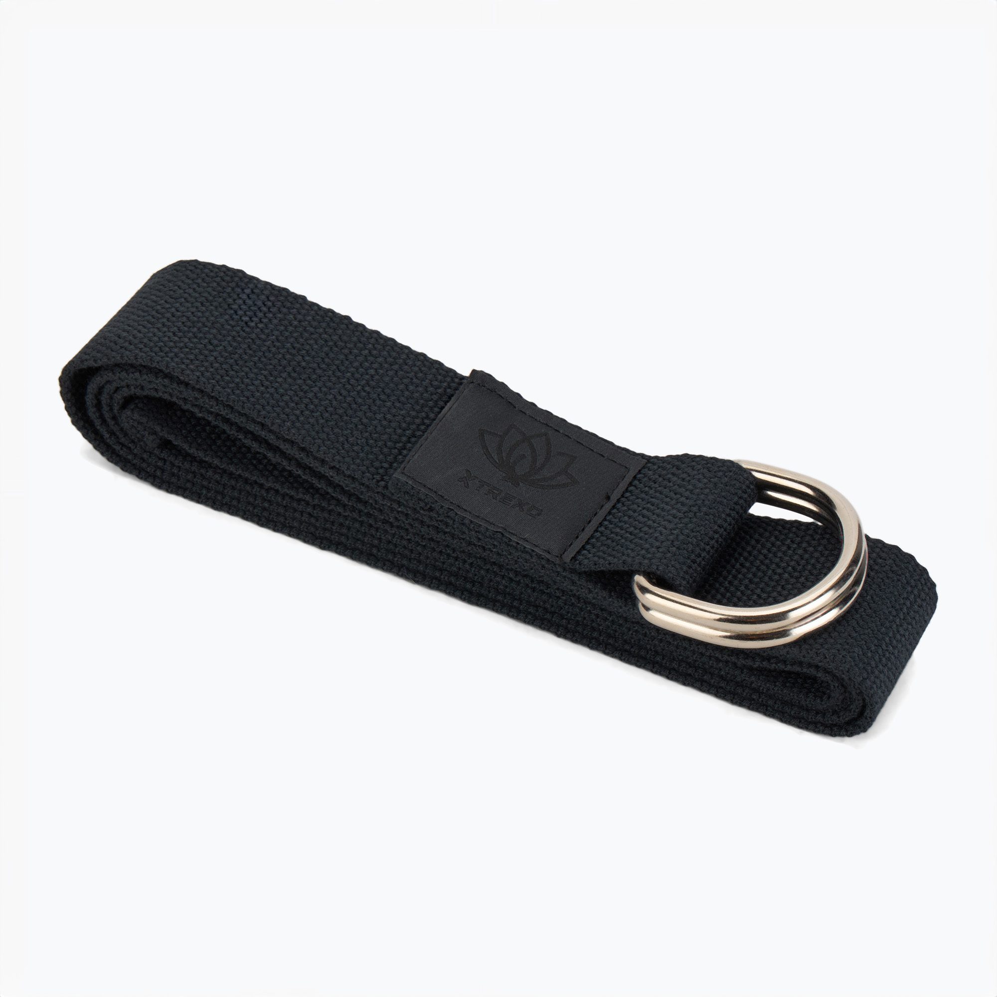 Yoga strap TREXO TXO-B4Z026-CH graphite (183 x 3.8 cm)