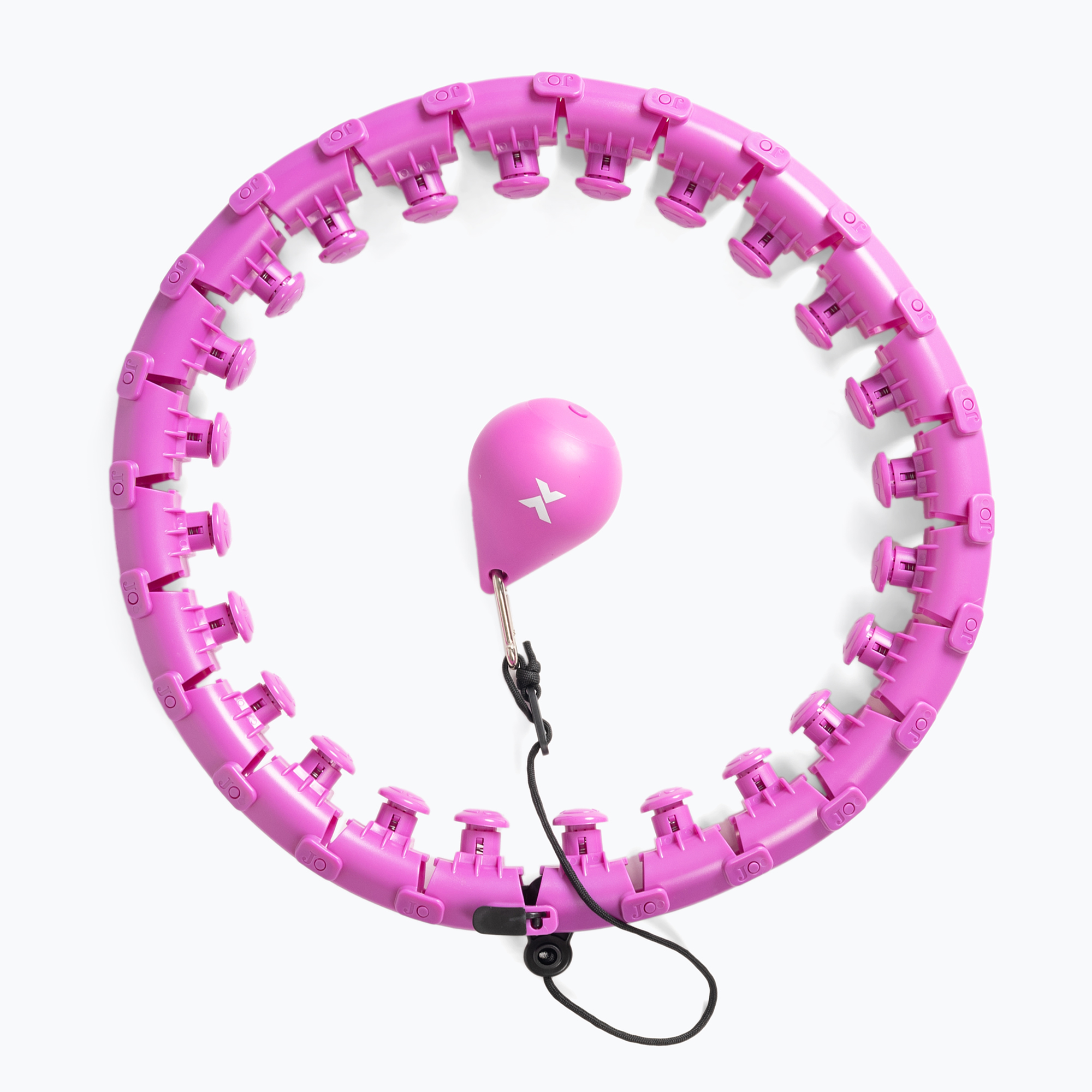 TREXO TXO-B4Z036-VT hula hoop with weight purple (100 cm)