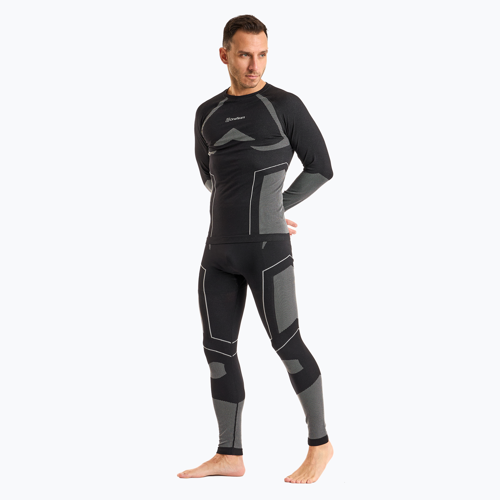 Men's OneTeam Achill Set thermal underwear black (XL/XXL)