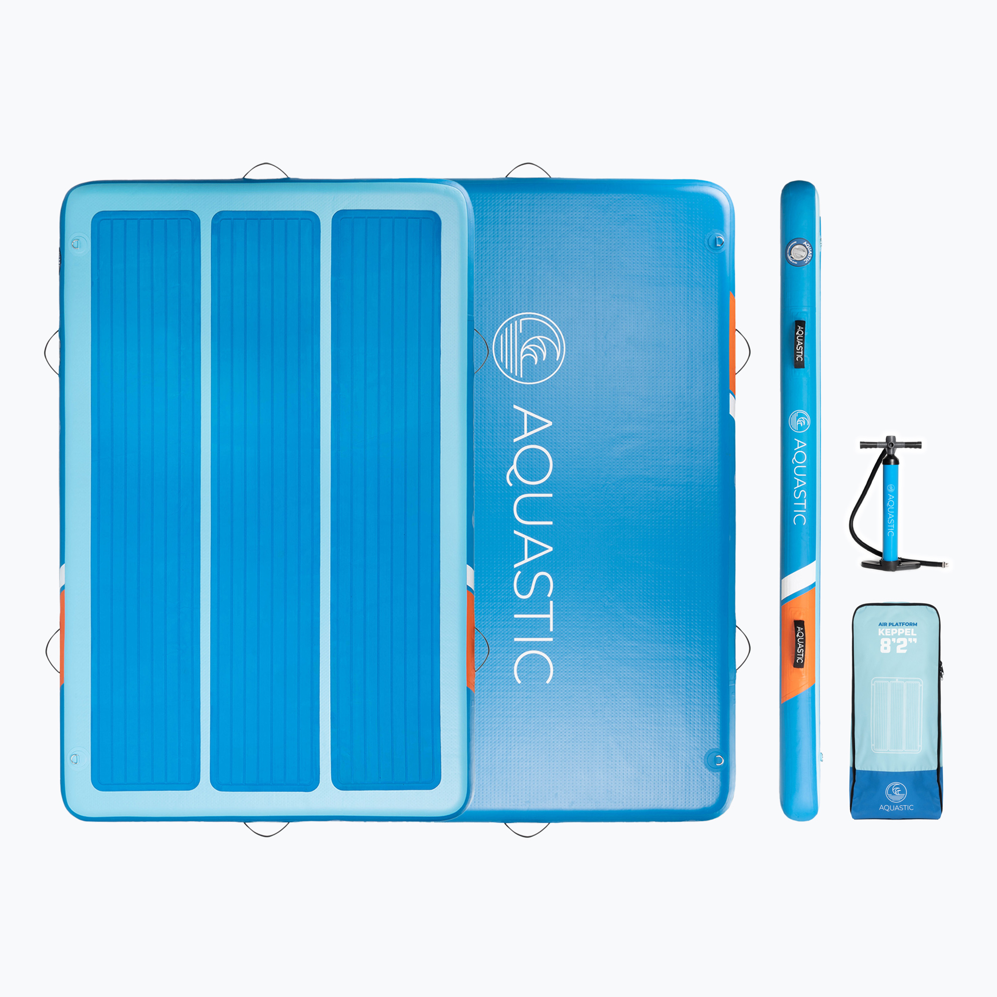 AQUASTIC KEPPEL inflatable platform 8'2" blue (250 cm)