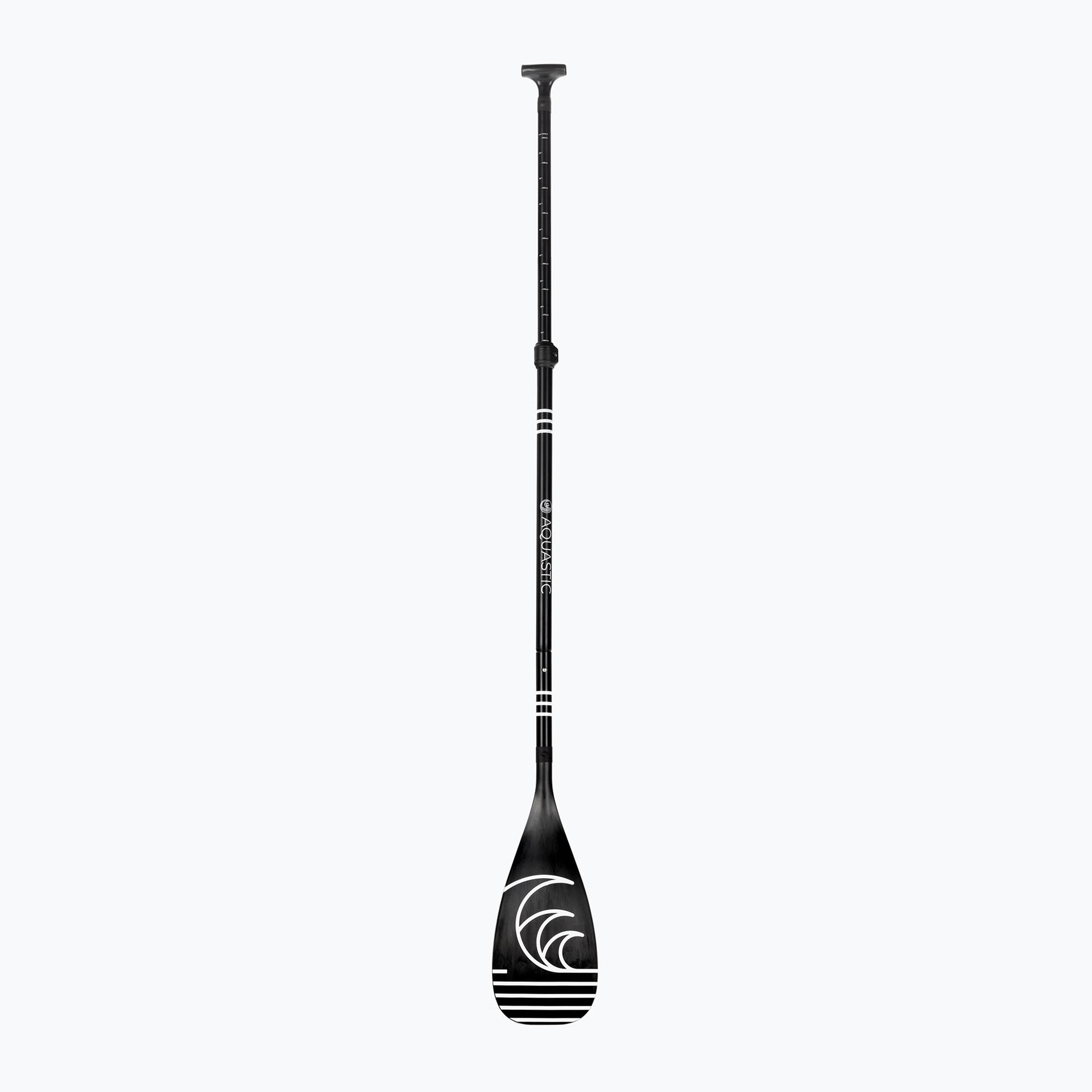 AQUASTIC 3-piece SUP paddle 140-180 cm black AQS-SPD001