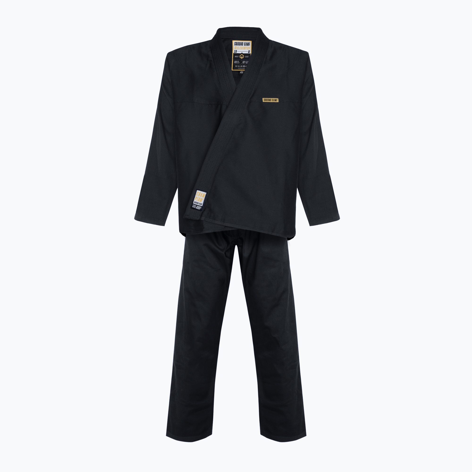 GI for Brazilian jiu-jitsu Ground Game Champion 3.0 black (A0)