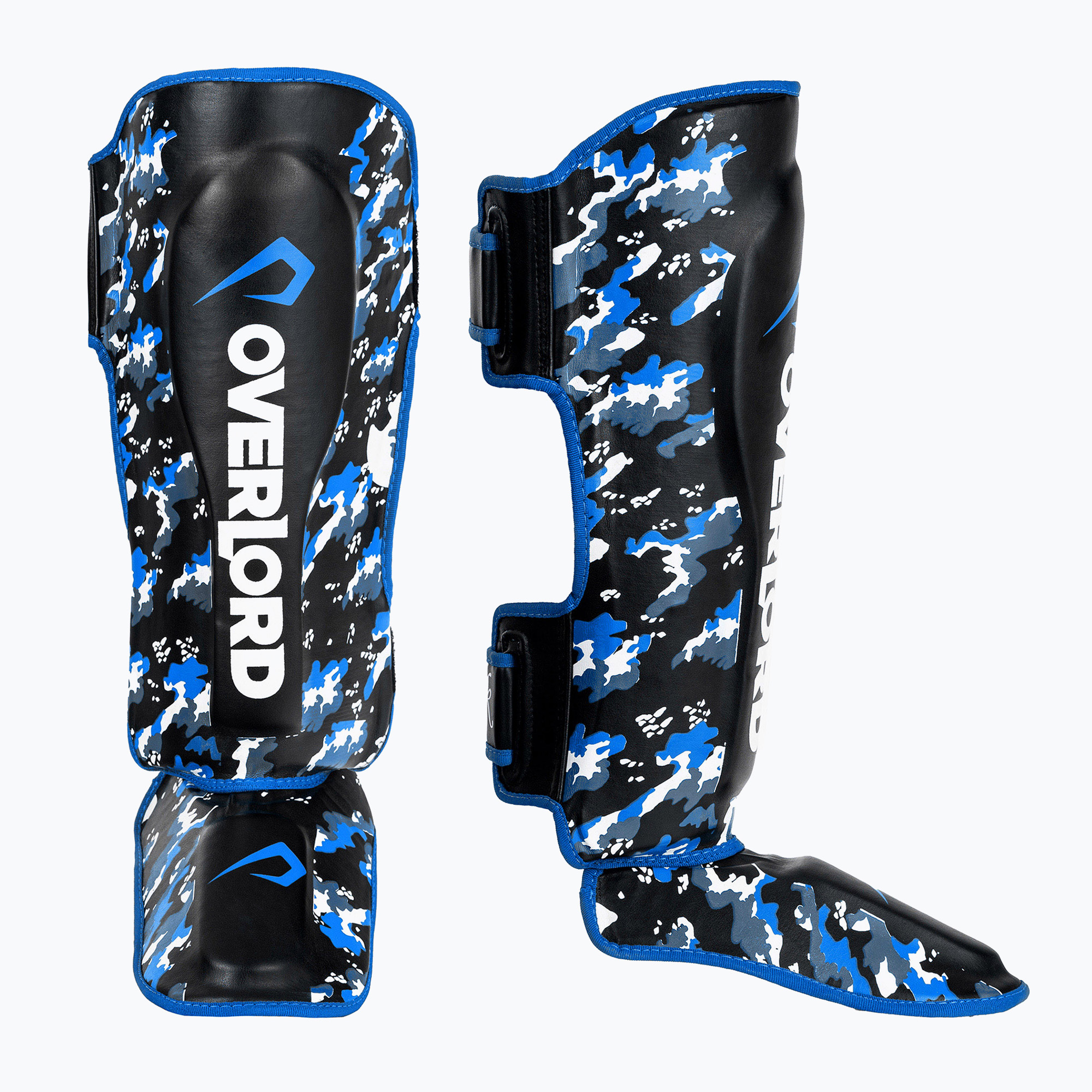 Overlord Fighter tibia protectors blue 301002-BL/M