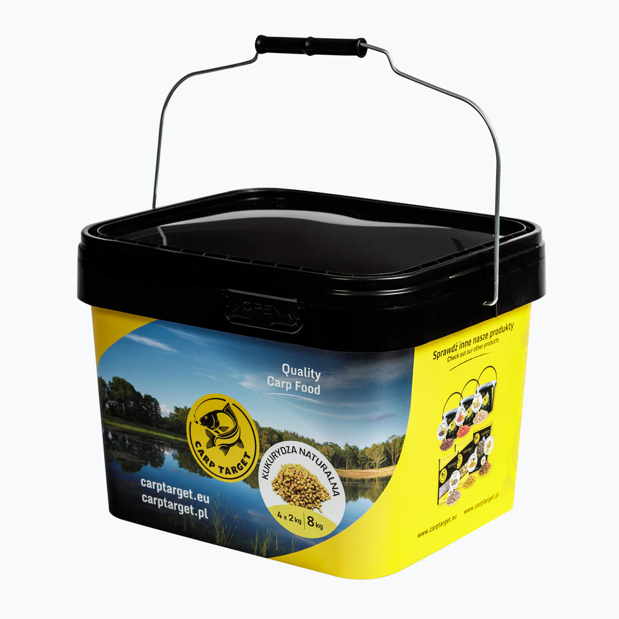 Fishing corn Carp Target Vanilla + Bucket 10 l
