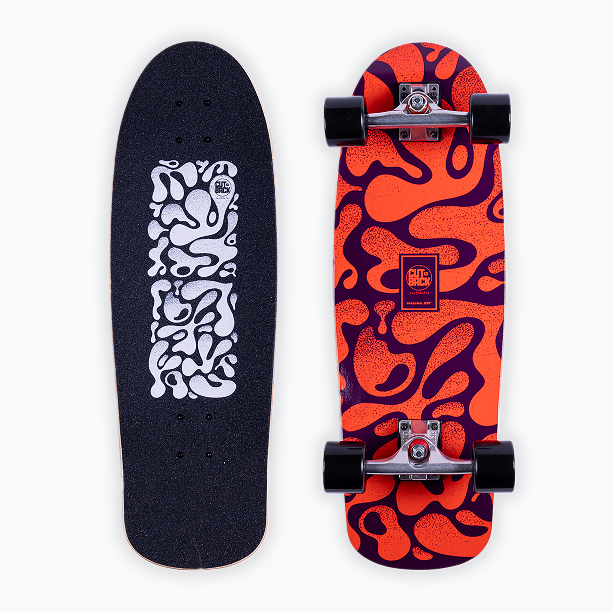 Surfskate skateboard Cutback Magma 29" (29" x 9.5")
