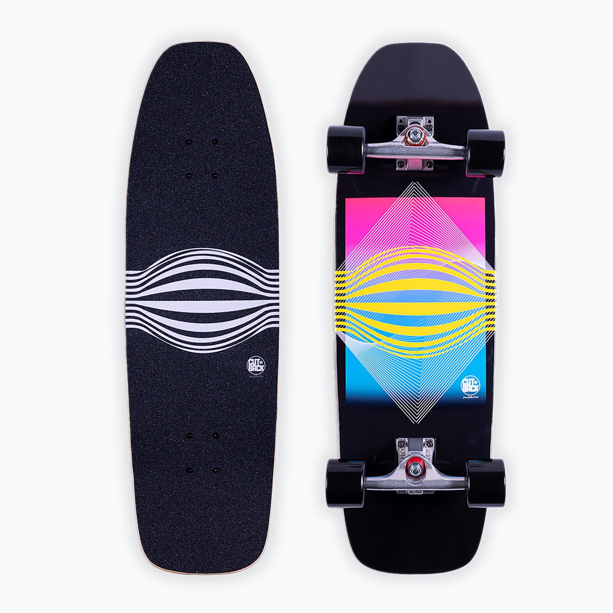 Surfskate skateboard Cutback Tron 32" (31.5" x 9.5")