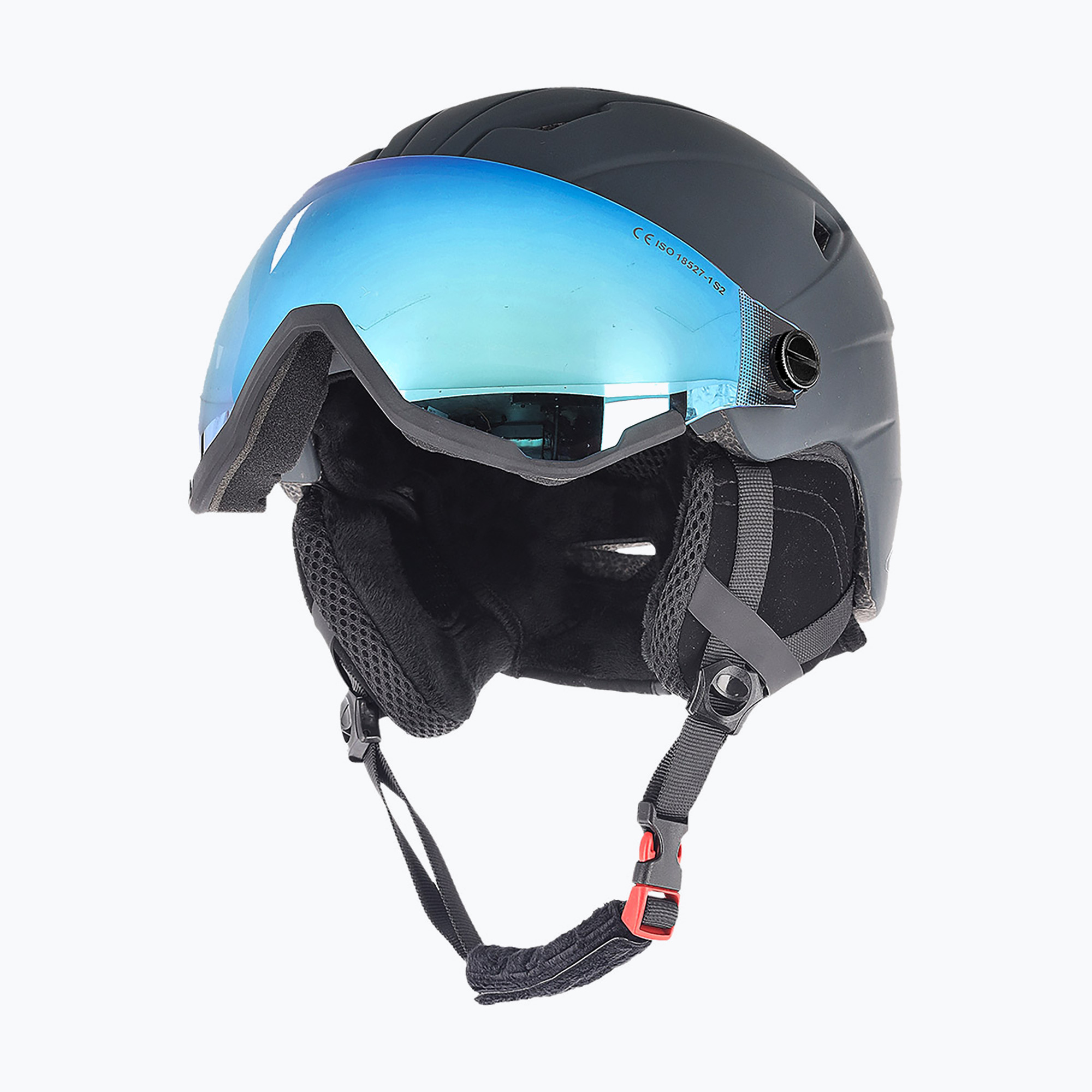 Ski helmet 4F U090 anthracite (52-56 cm)