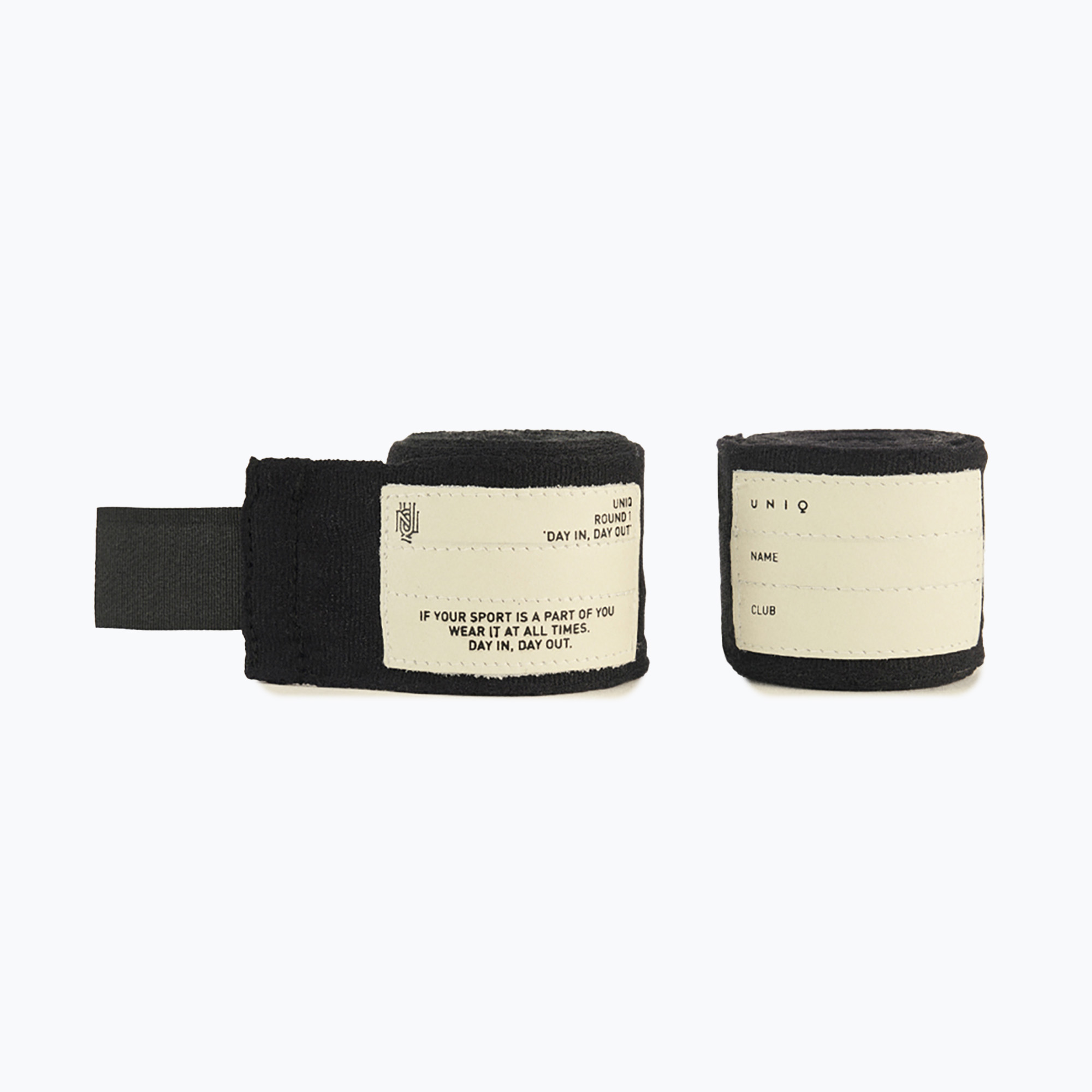 Boxing bandages UNIQ UQHWC1 450 cm technical black