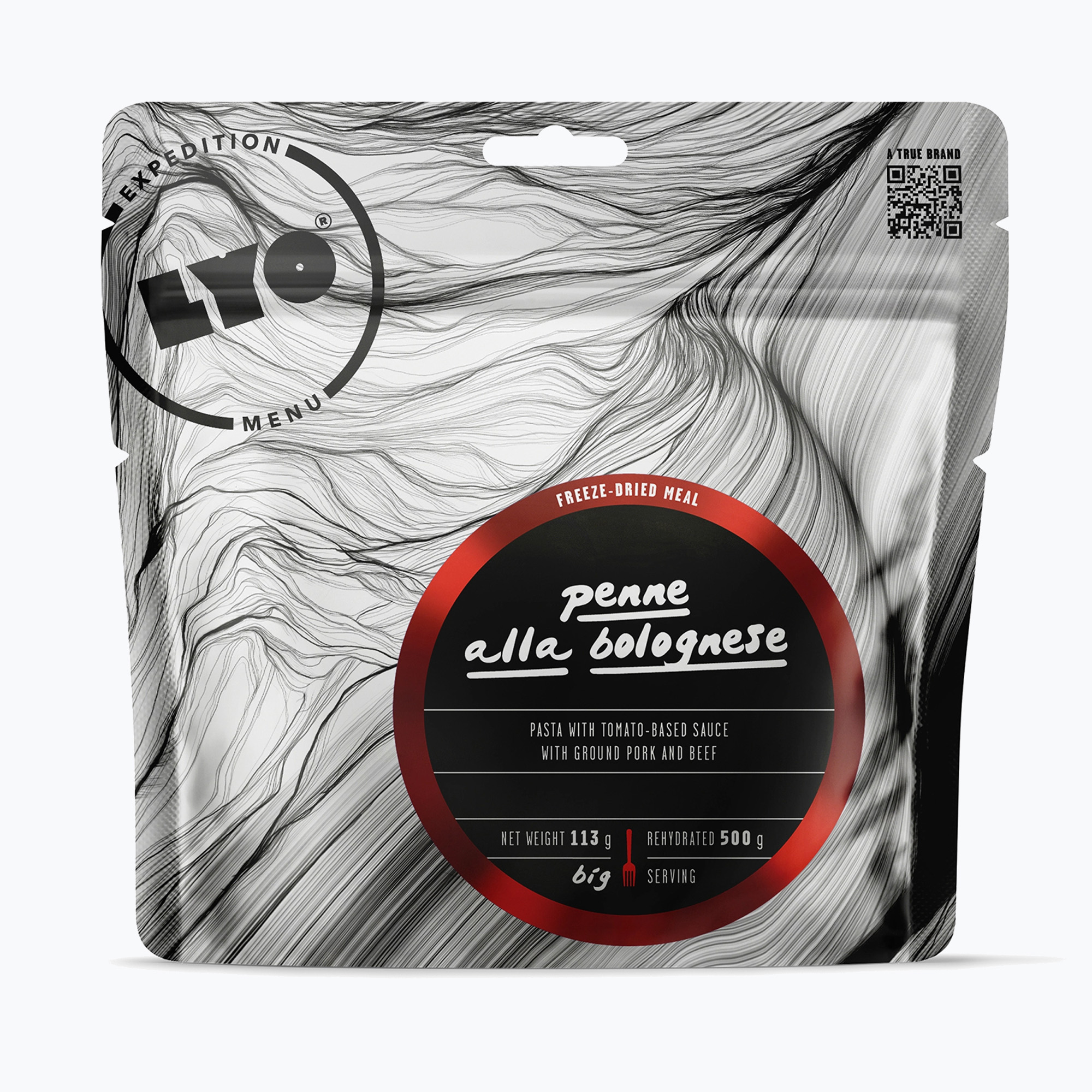 Freeze-dried food LYOFOOD Penne à la bolognese 370 g (95 g)