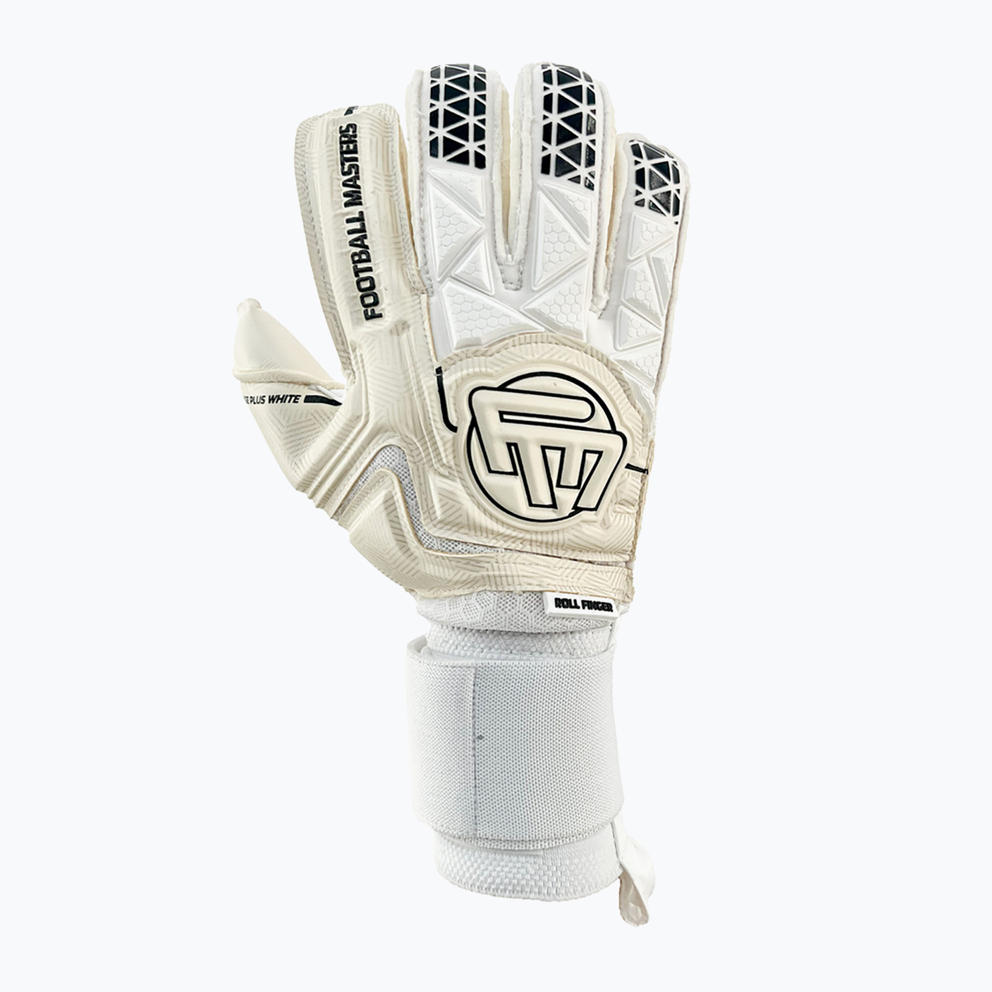 Football Masters Voltage Plus RF goalkeeper gloves white (8)