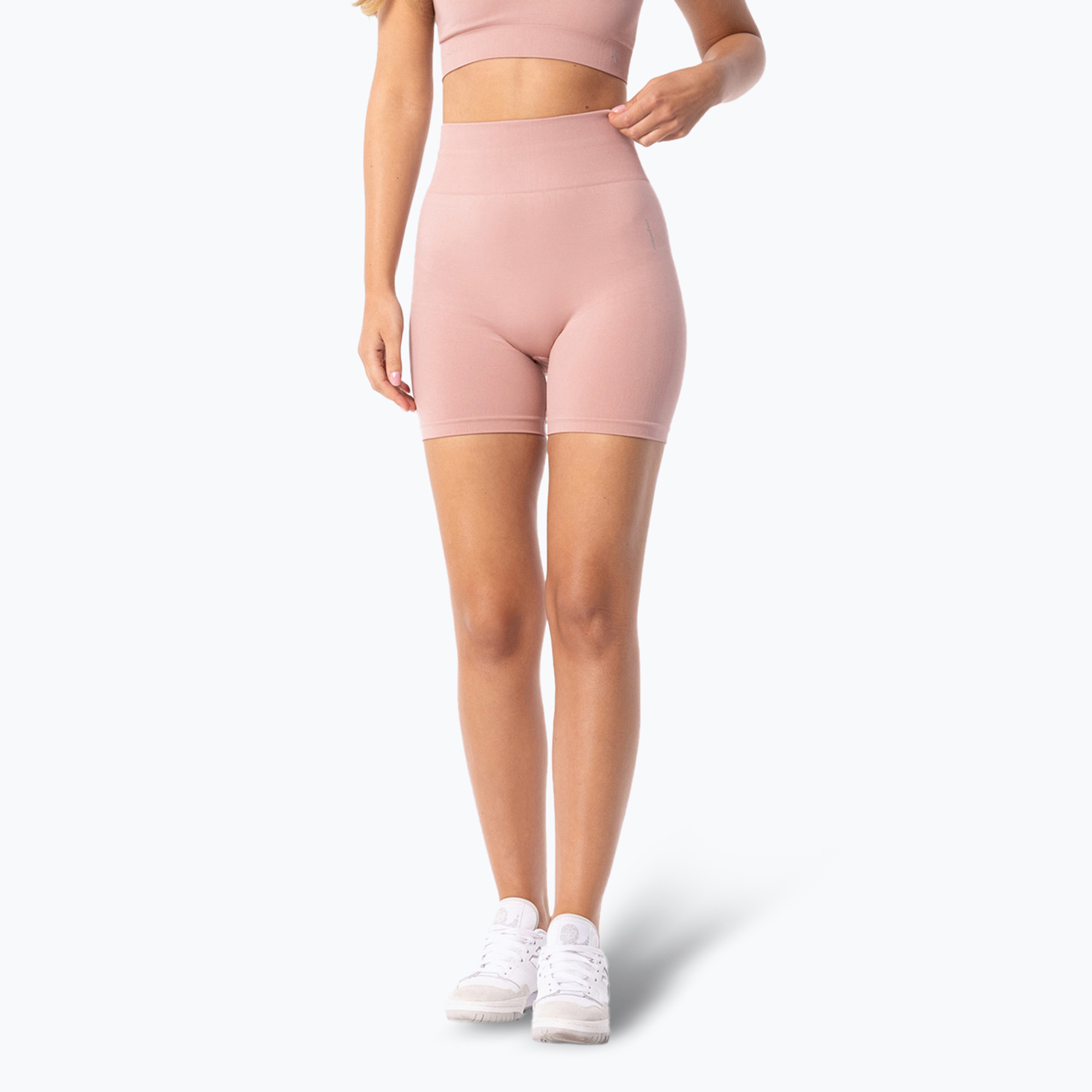 Women's Carpatree Simply Seamless smooth pink training shorts (L)