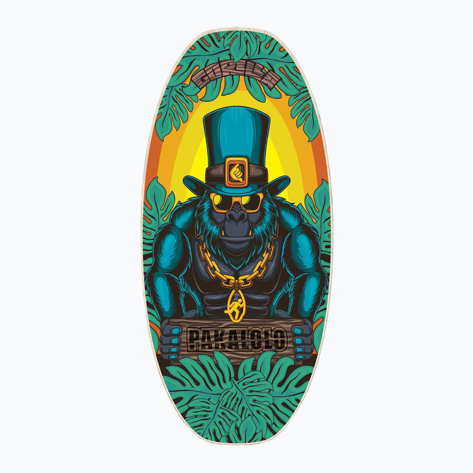 PAKALOLO Gorilla L/XL Skimboard multicolour (111 x 50 cm)