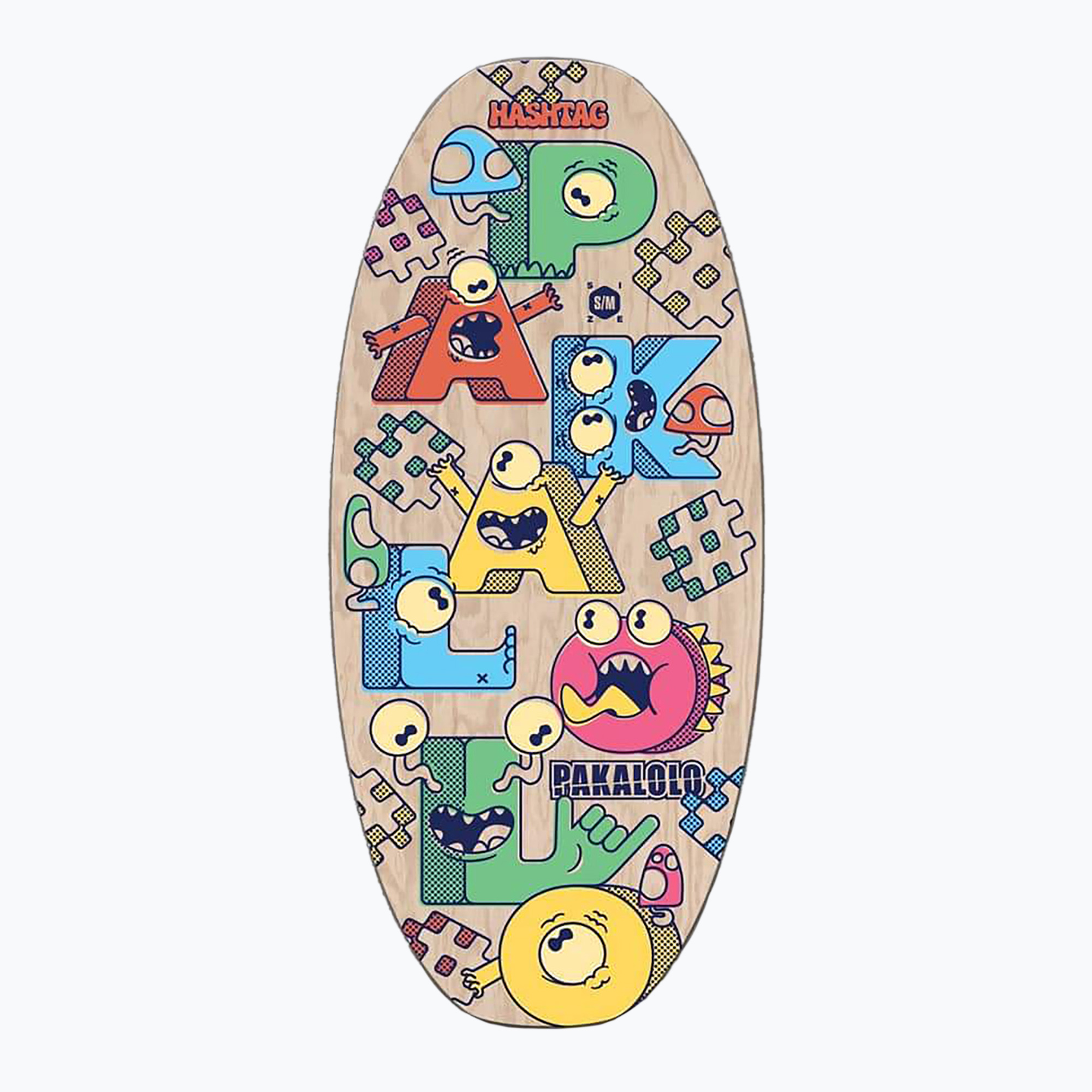 Skimboard PAKALOLO Hashtag S/M Skimboard multicolour