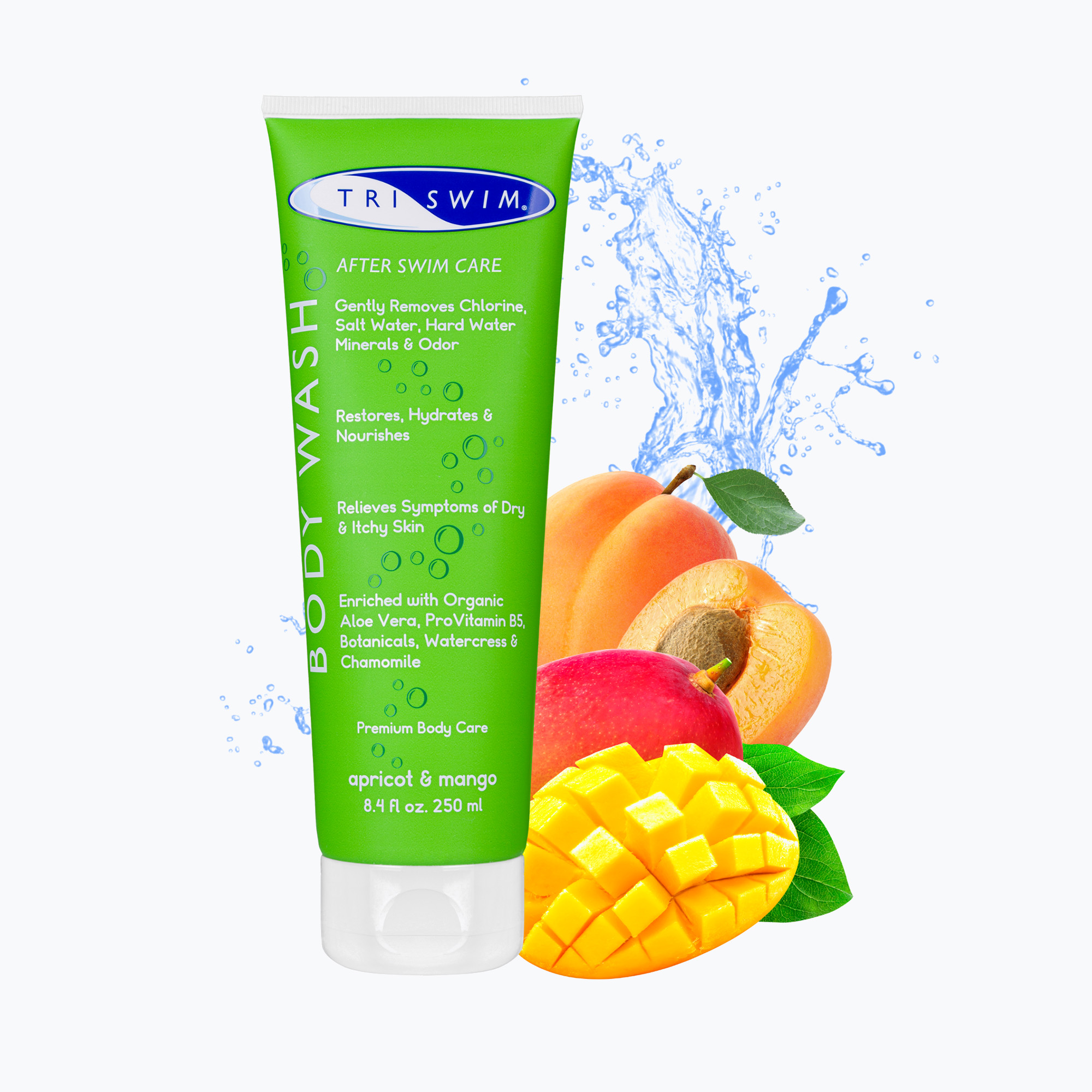 TRISWIM apricot/mango body chlorine removal gel (250 ml)