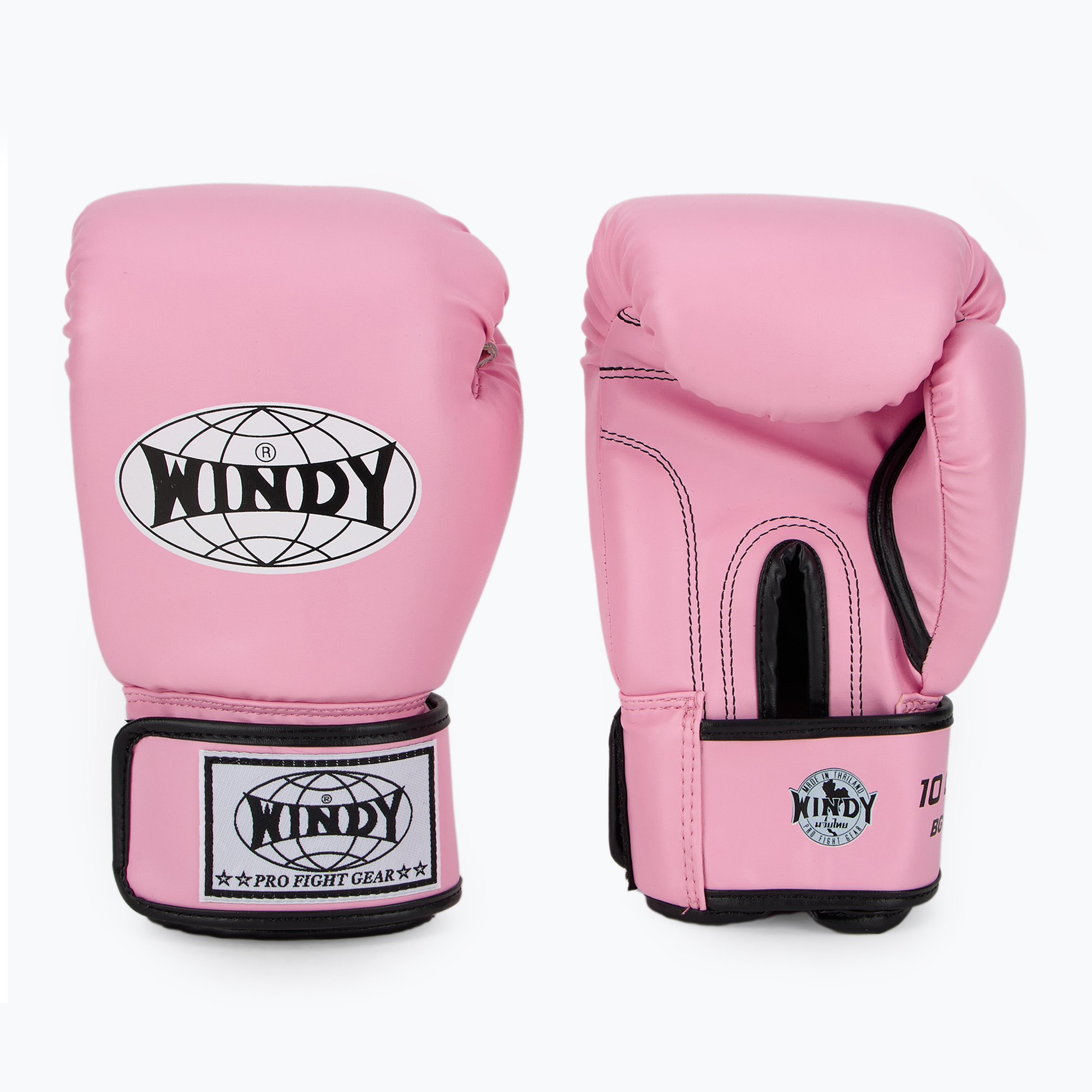 Boxing gloves WINDY Classic Synthetic Leather pink (12 oz)
