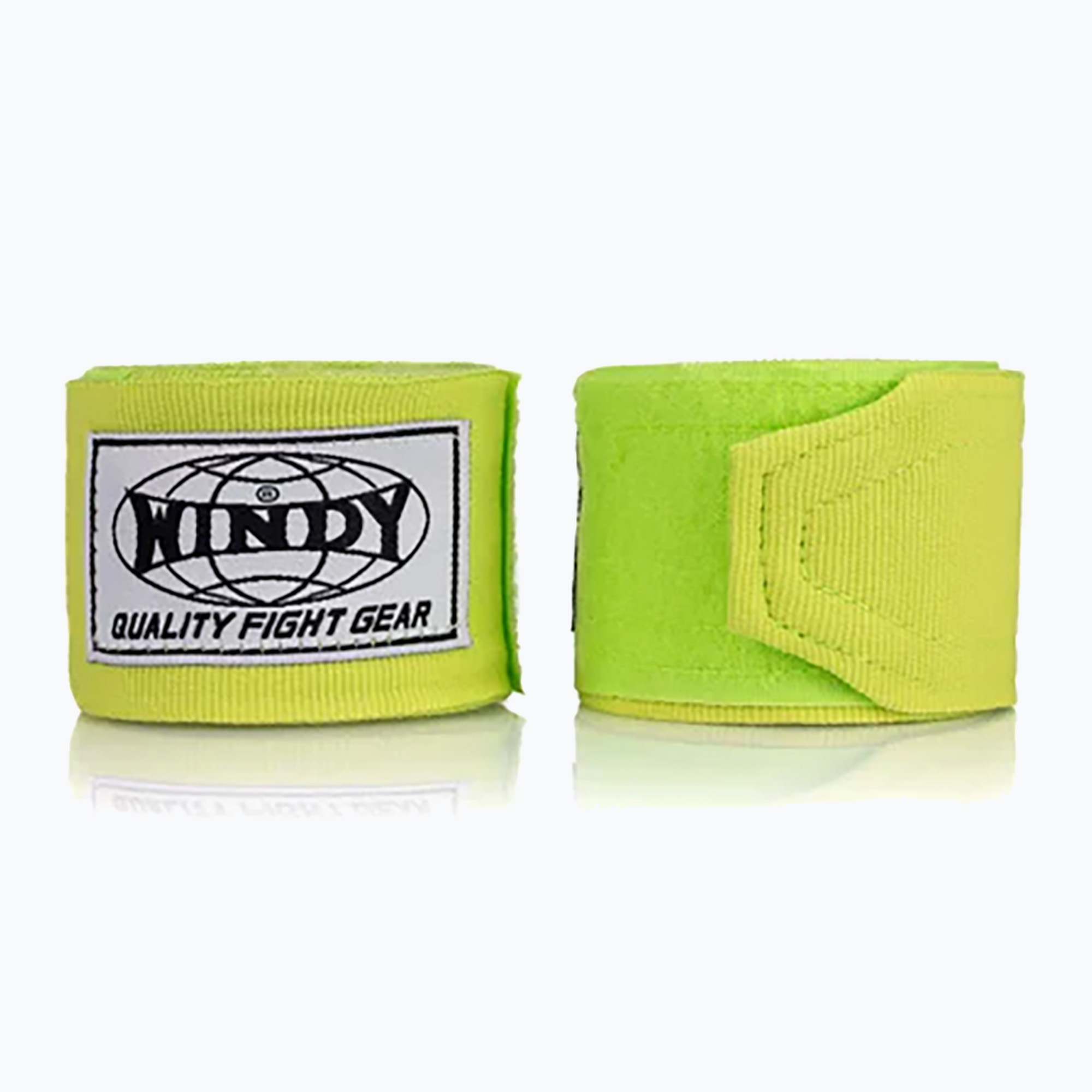 Boxing bandages Windy HW-2 450 cm green flueo