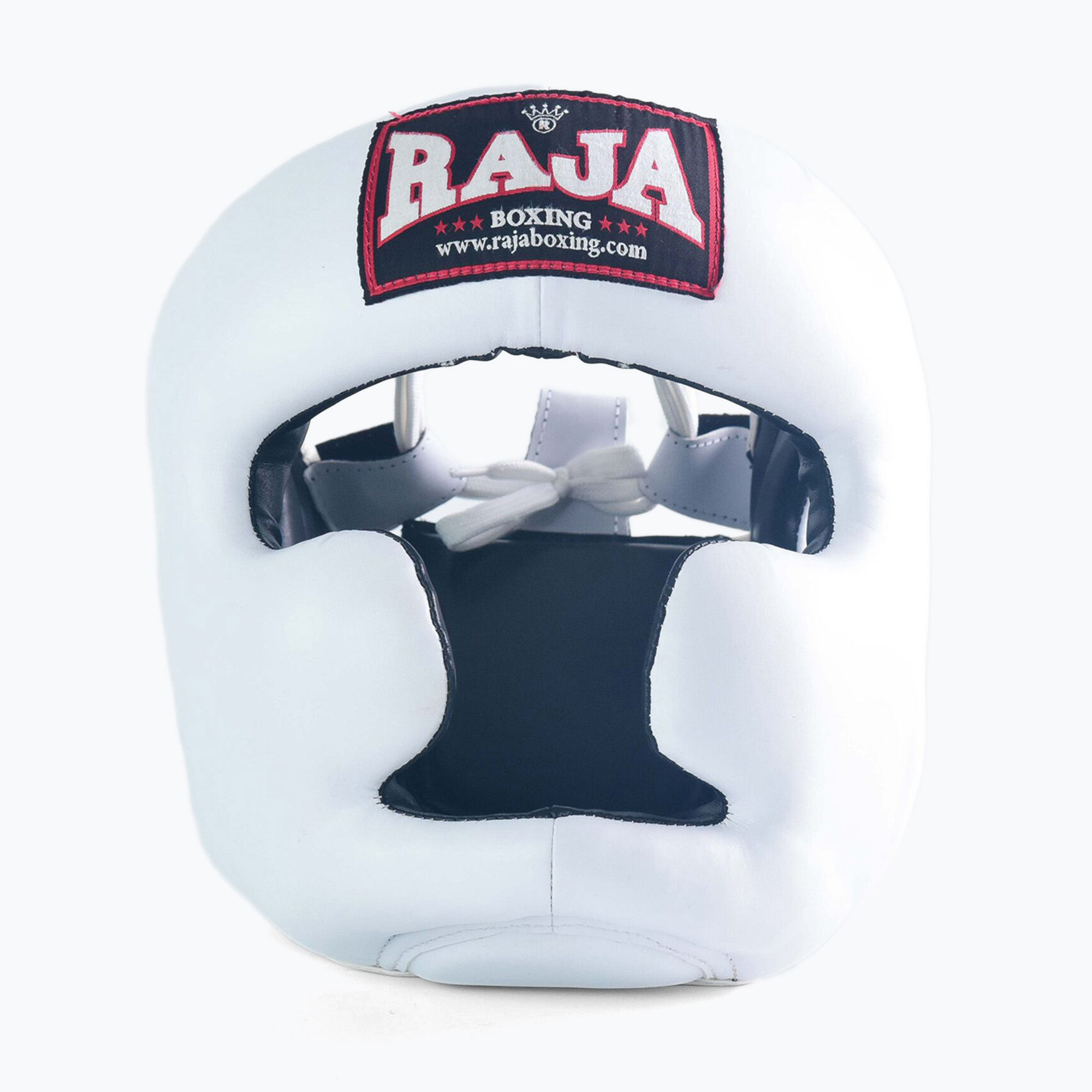 Boxing helmet RAJA BOXING Genuine Leather white (S)