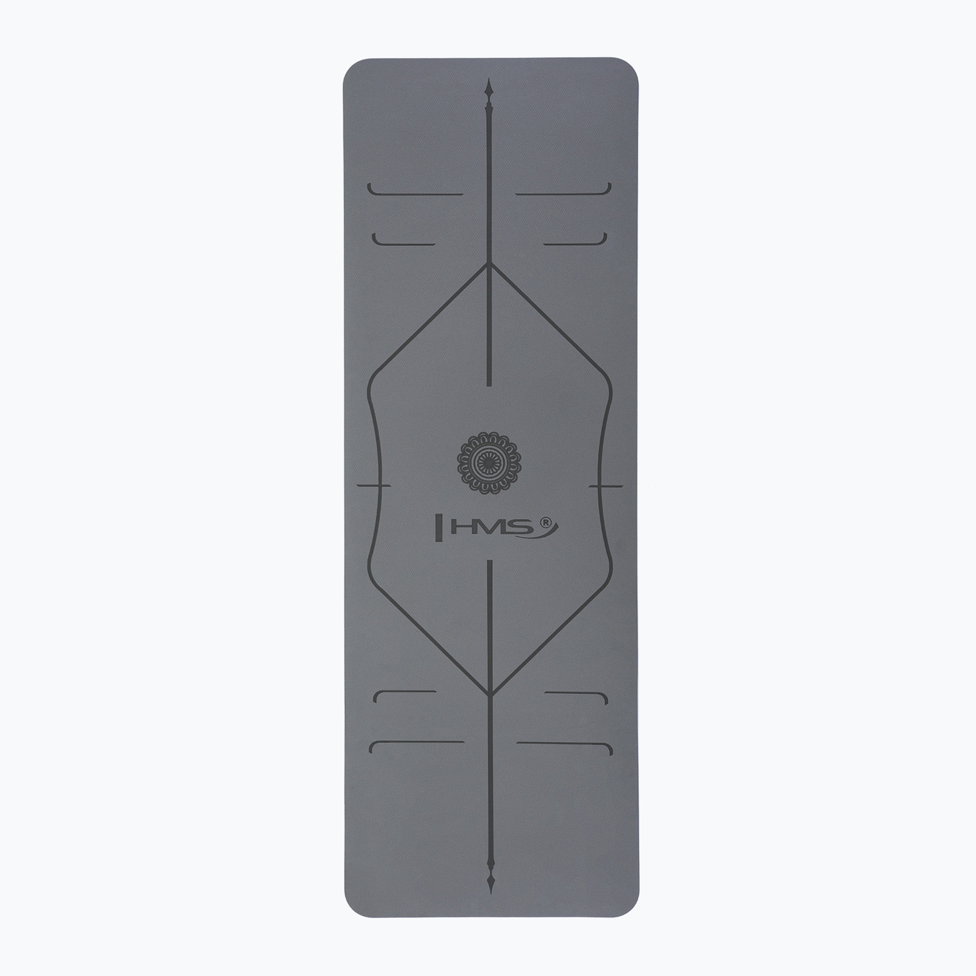 Yoga mat HMS YM10 gray