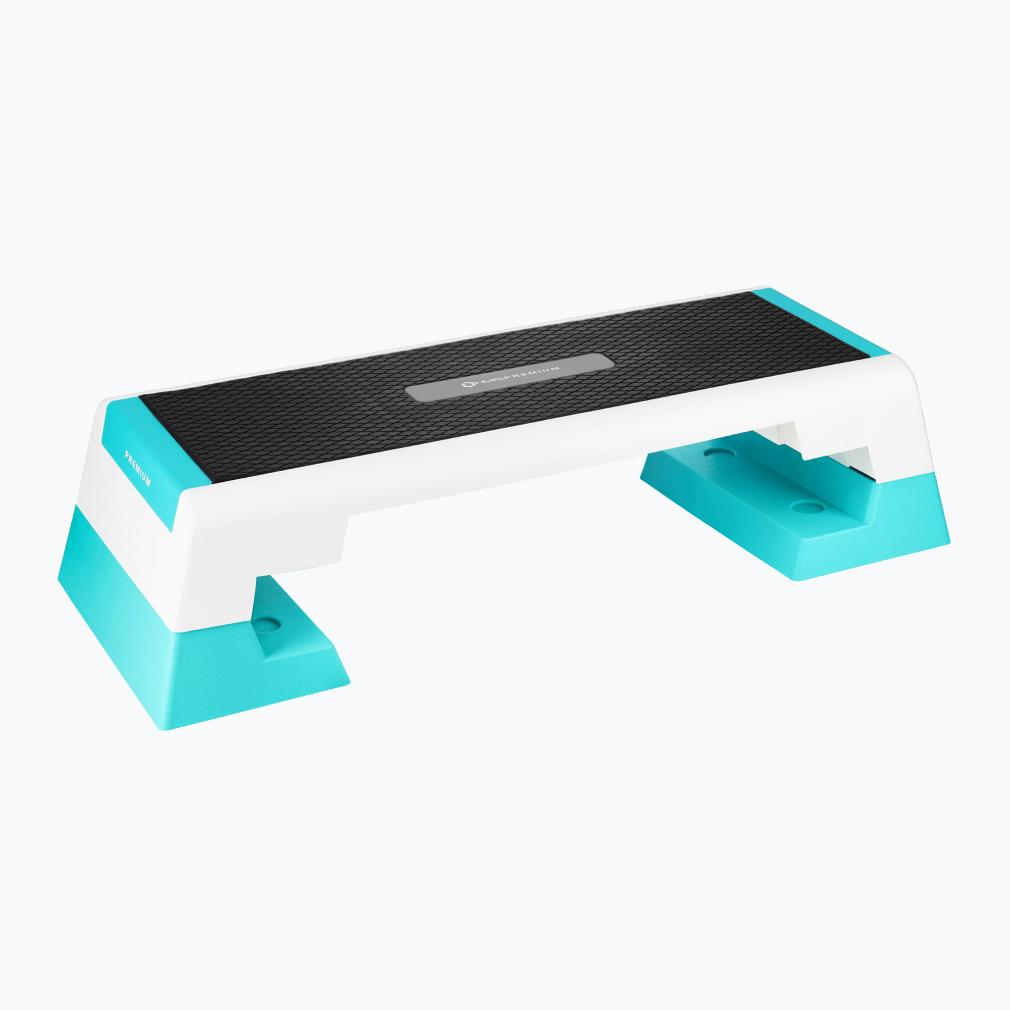 HMS aerobics stepper AS007 premium white/mint (103 x 35 x 25 cm)