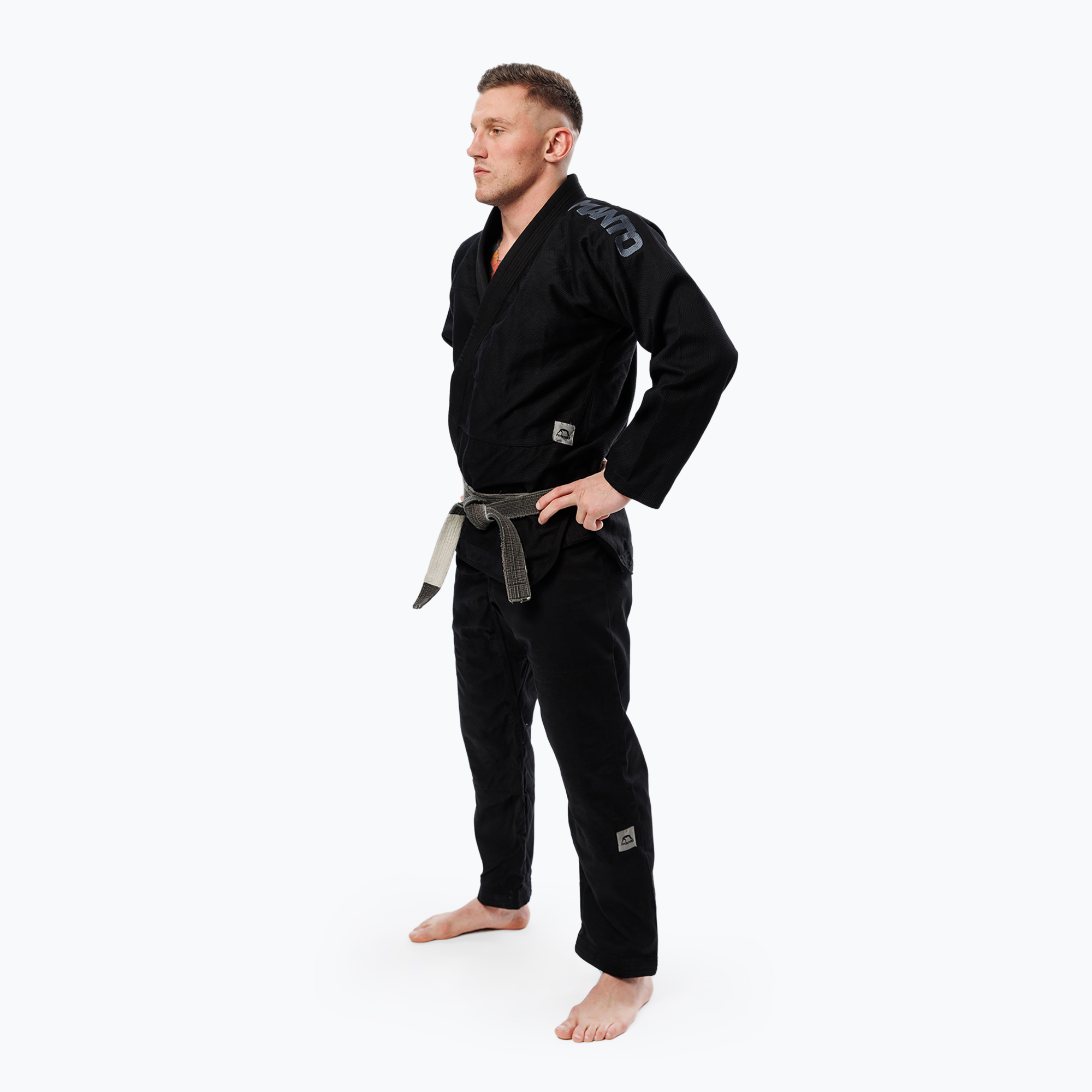 Men's GI for Brazilian jiu-jitsu MANTO X5 BJJ Blackout black (A0)