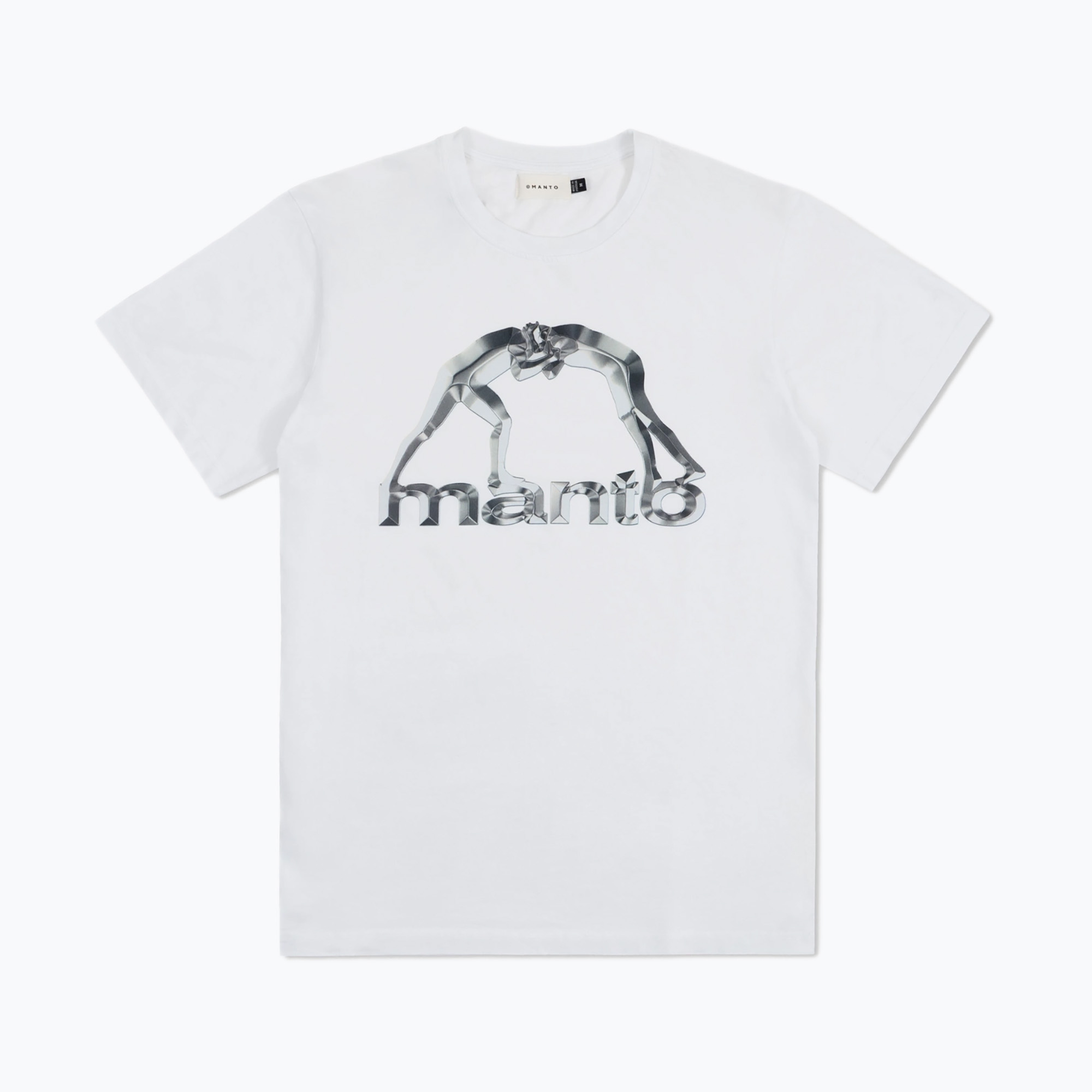 MANTO Metal T-shirt white (XL)
