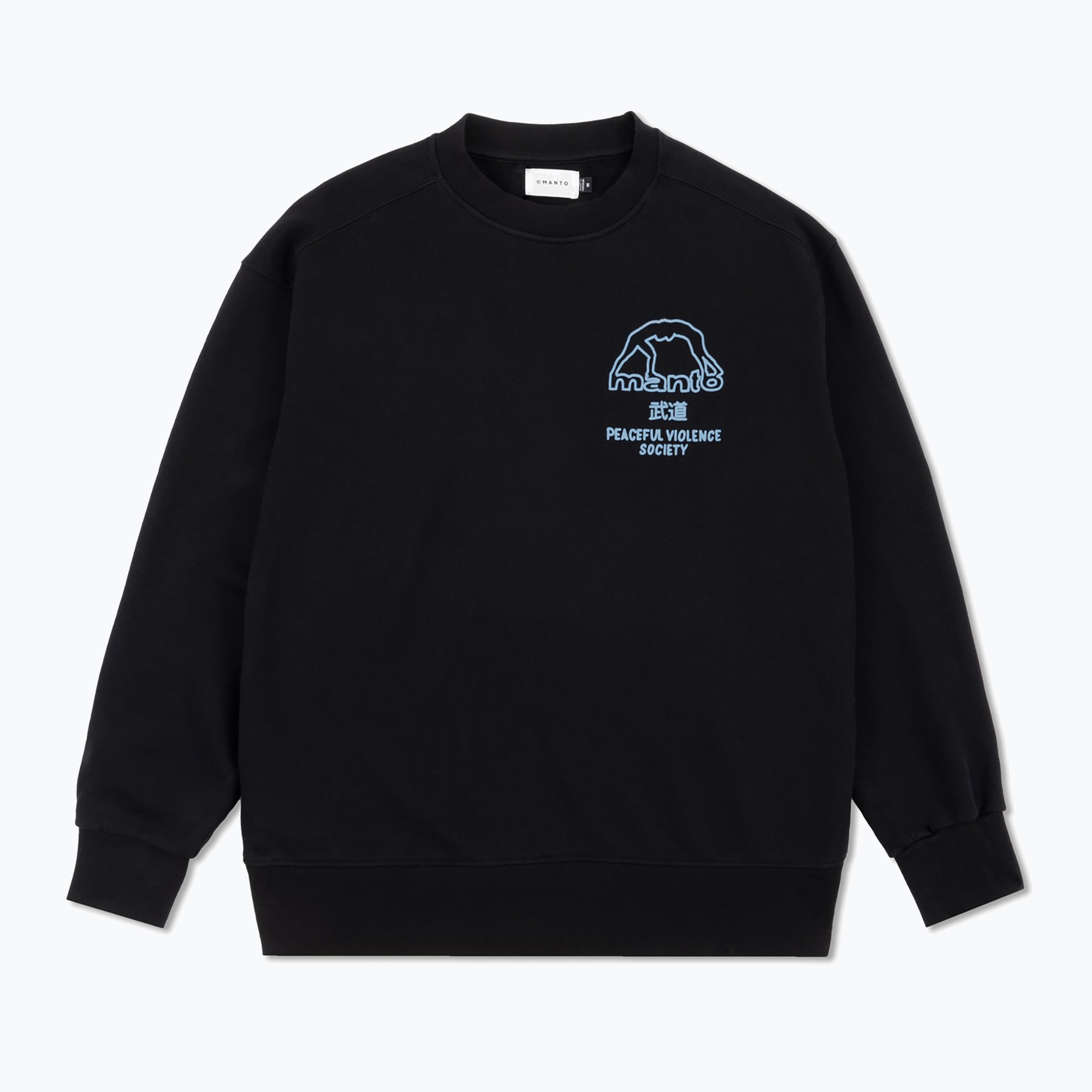 MANTO Society sweatshirt black (S)