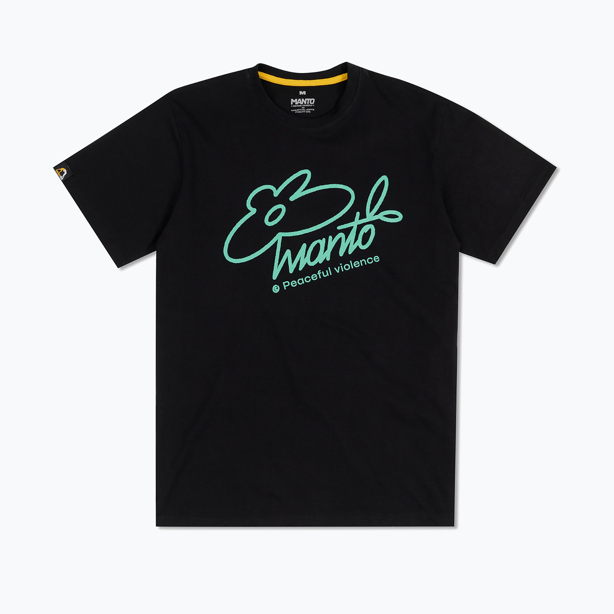 MANTO men's T-shirt Bloom black (XS)