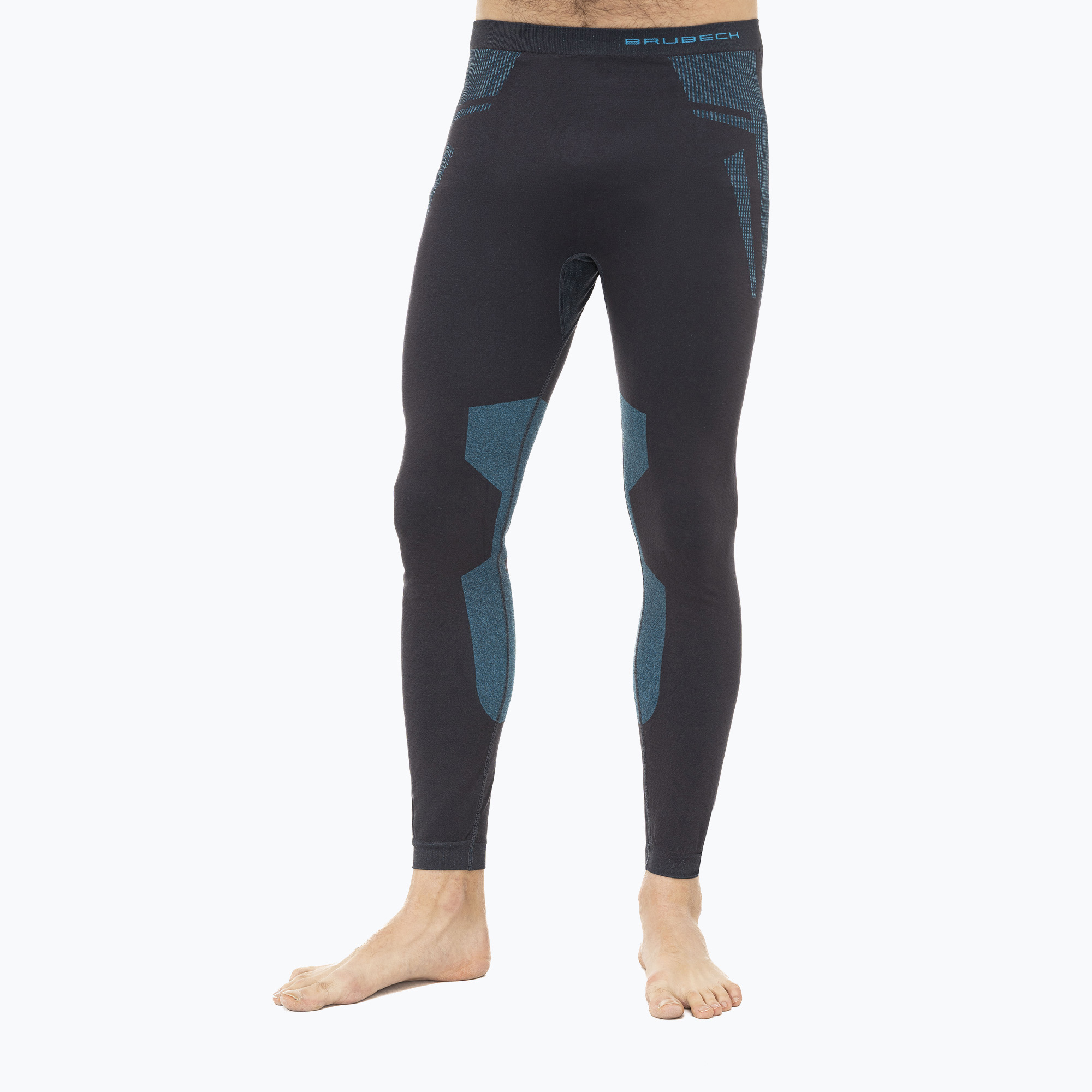 Men's thermo-active pants Brubeck Dry 8755 grey-blue LE13270 (S)