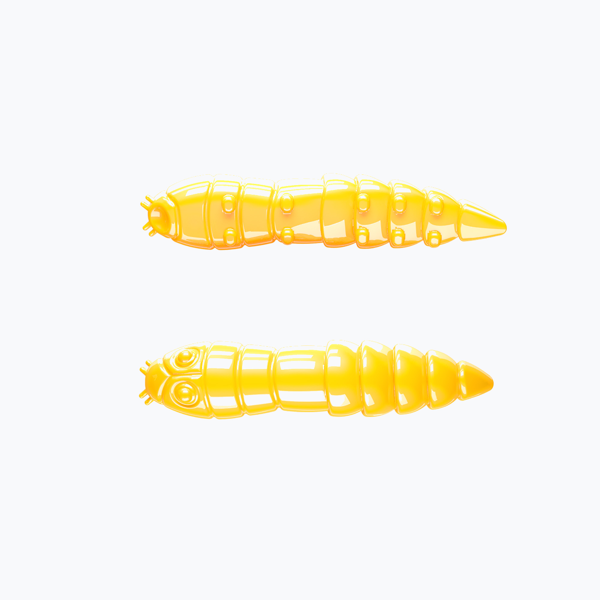 Libra Lures rubber lure Kukolka Krill yellow KUKOLKAK27 (27 mm)